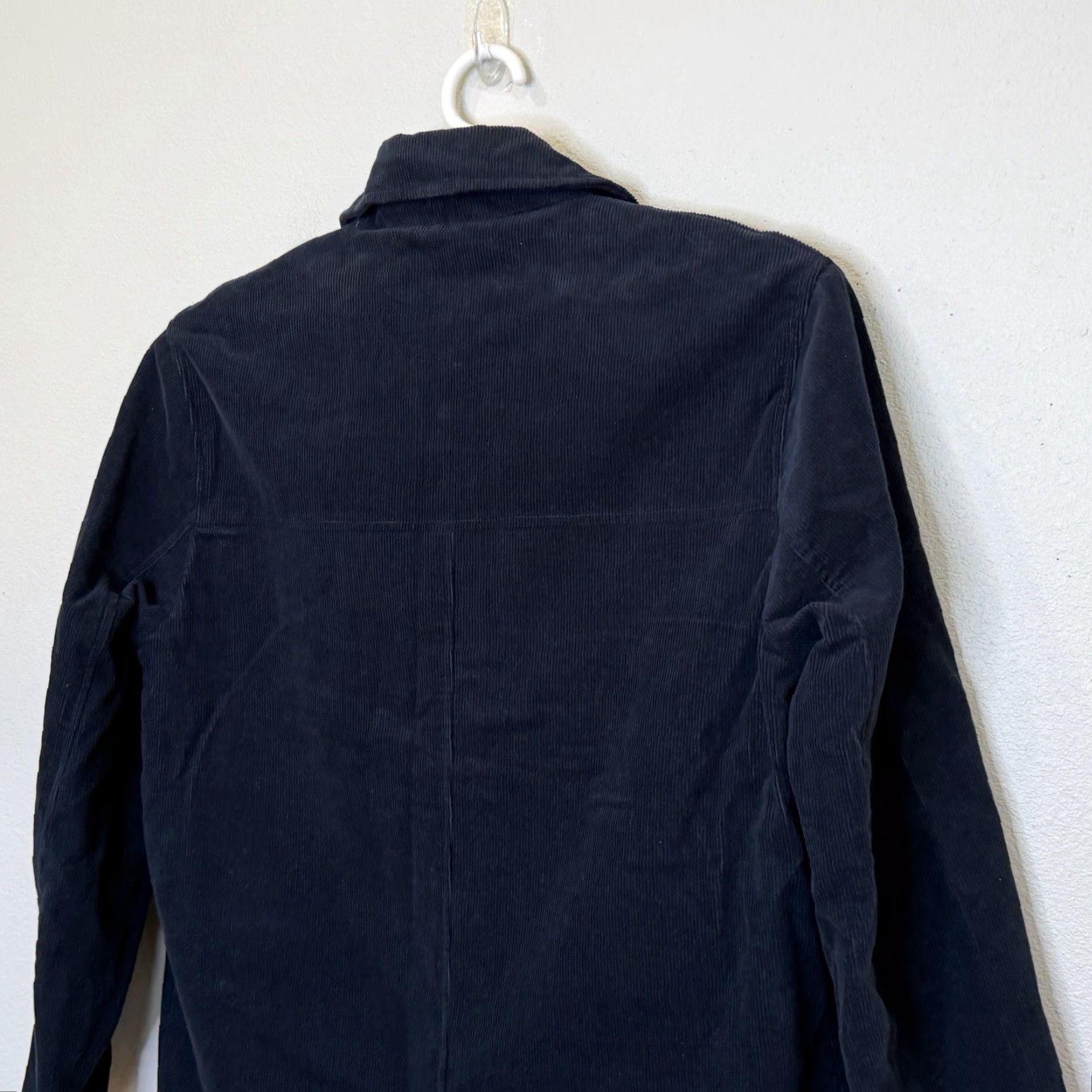 Ted Baker Ted Baker Peacoat Mens Size 3 US 38 Dark Blue Corduroy Double Breasted Nautical Size US XXS / EU 40 - 5 Thumbnail