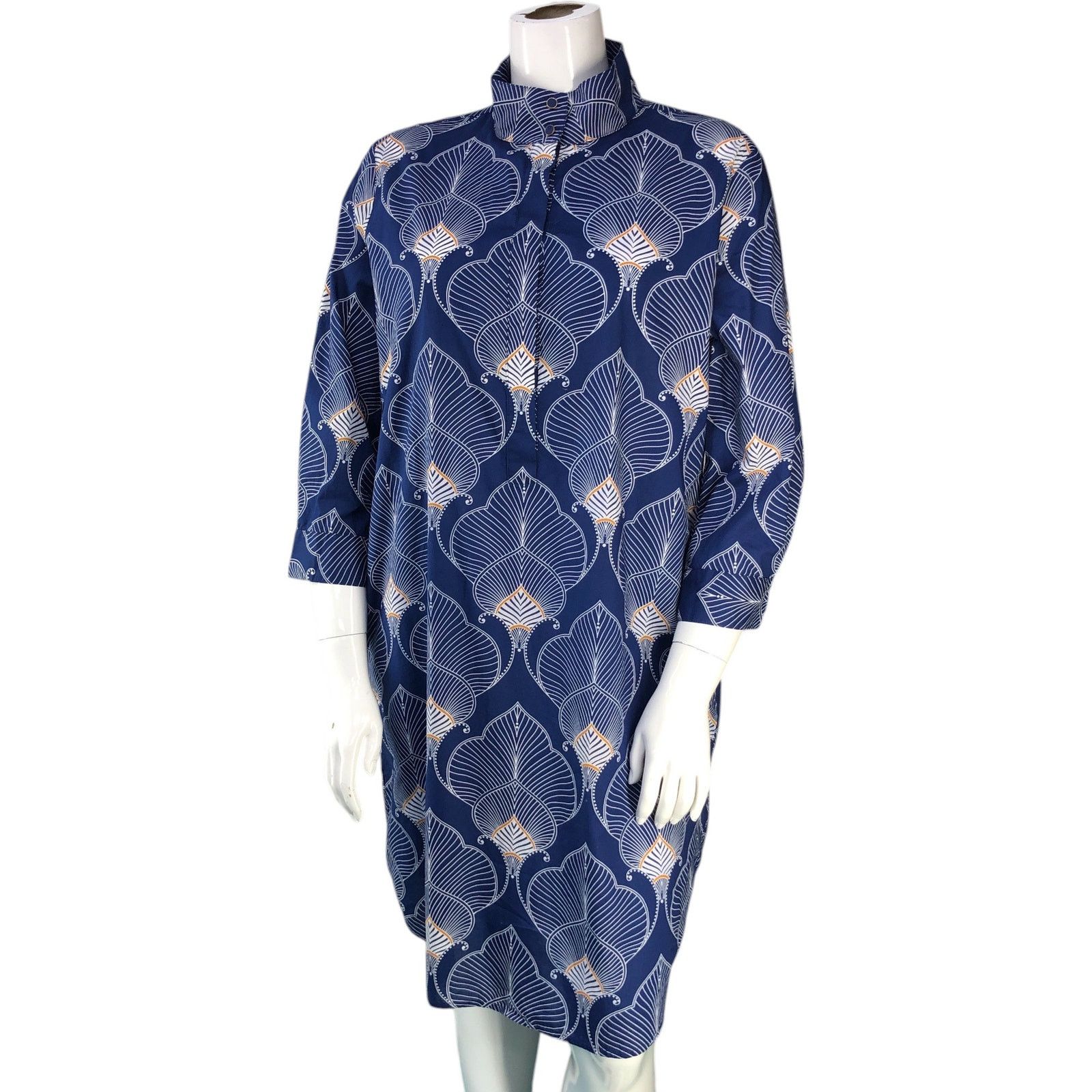 J.McLaughlin J McLaughlin Size XL Shirt Dress Mock Neck Tangier POCKETS Size XL / US 12-14 / IT 48-50 - 1 Thumbnail
