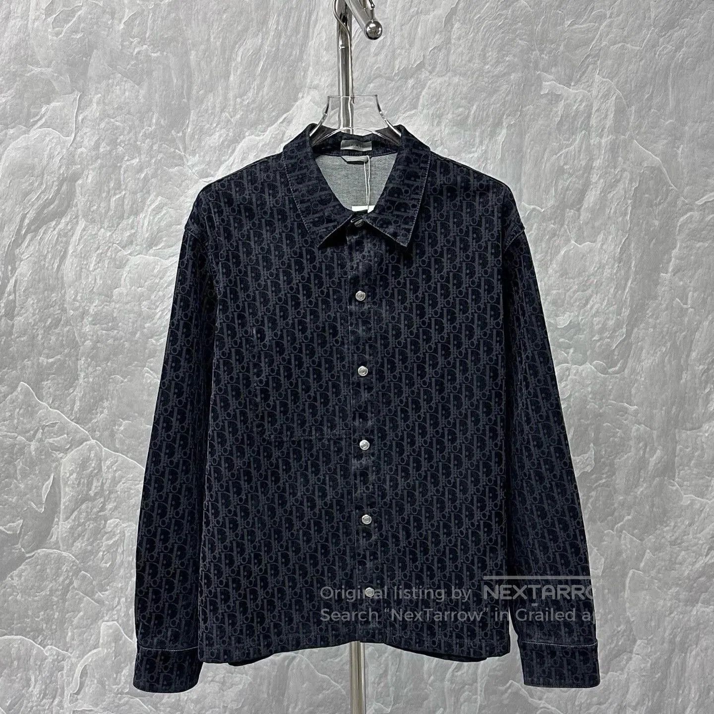Dior dior patterned plush shirt jacket size 52. Size US L / EU 52-54 / 3 - 1 Thumbnail