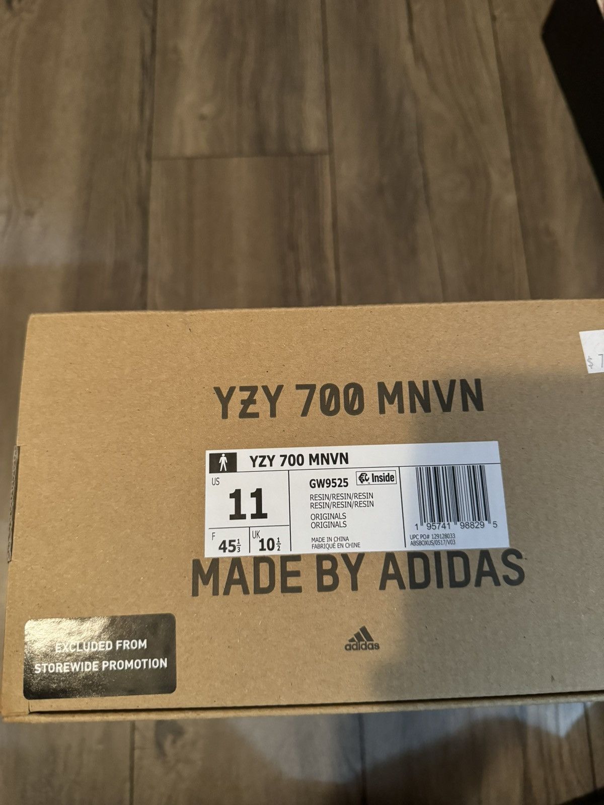 Adidas Yeezy 700 MNVN Size US 11 / EU 44 - 8 Thumbnail