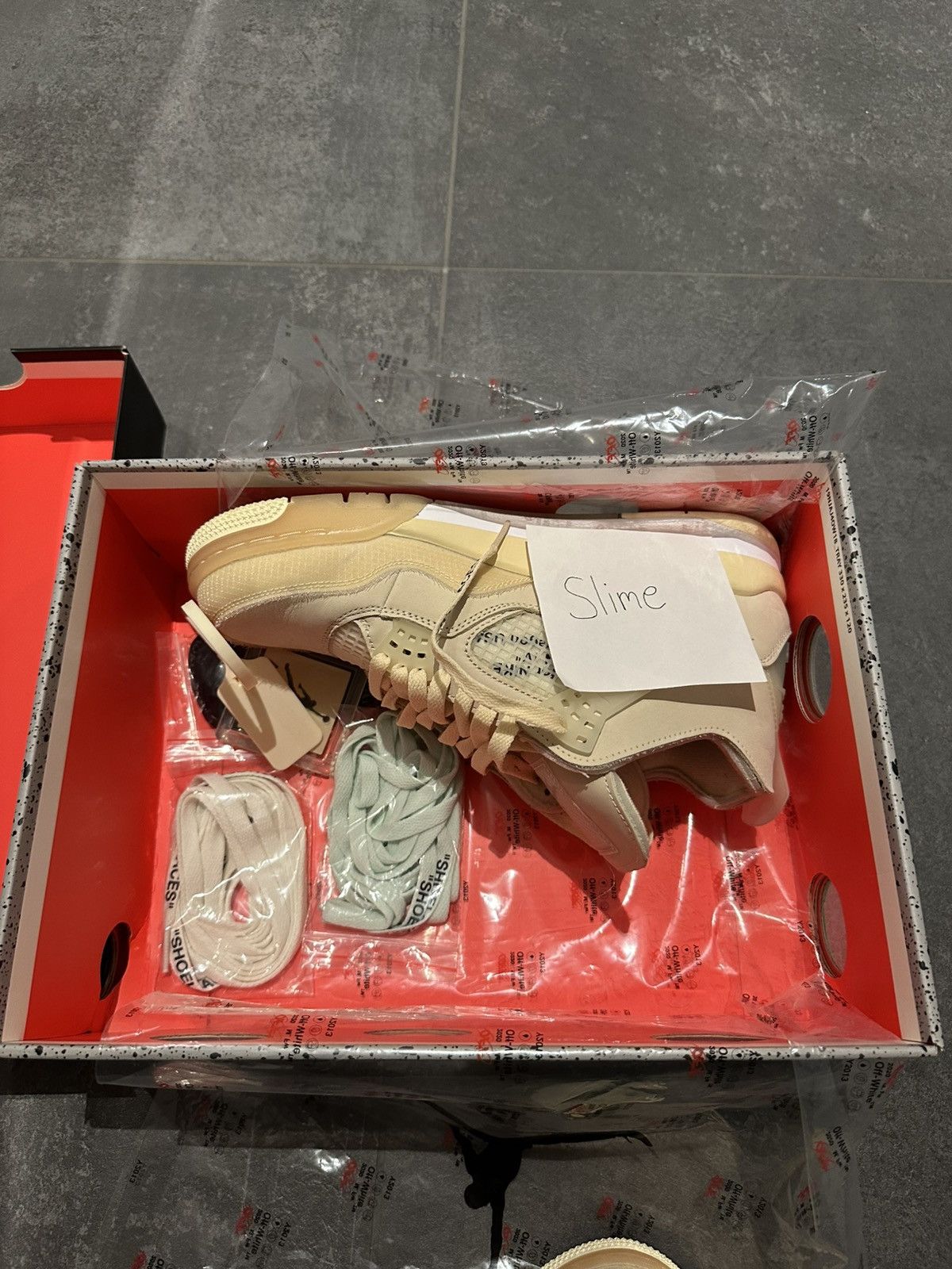 Jordan Brand × Off-White Jordan 4 X Off White Size US 9 / EU 42 - 6 Thumbnail