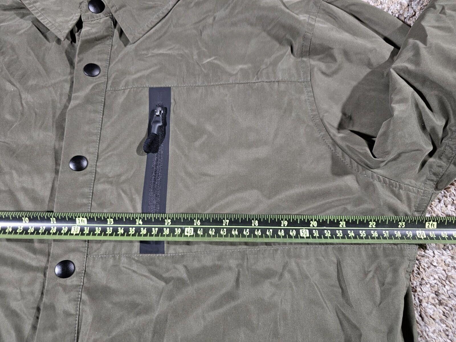 Marc Anthony Marc Anthony Lg Button Up Shirt Luxury+ Slim Fit Army Botle Size US L / EU 52-54 / 3 - 5 Thumbnail