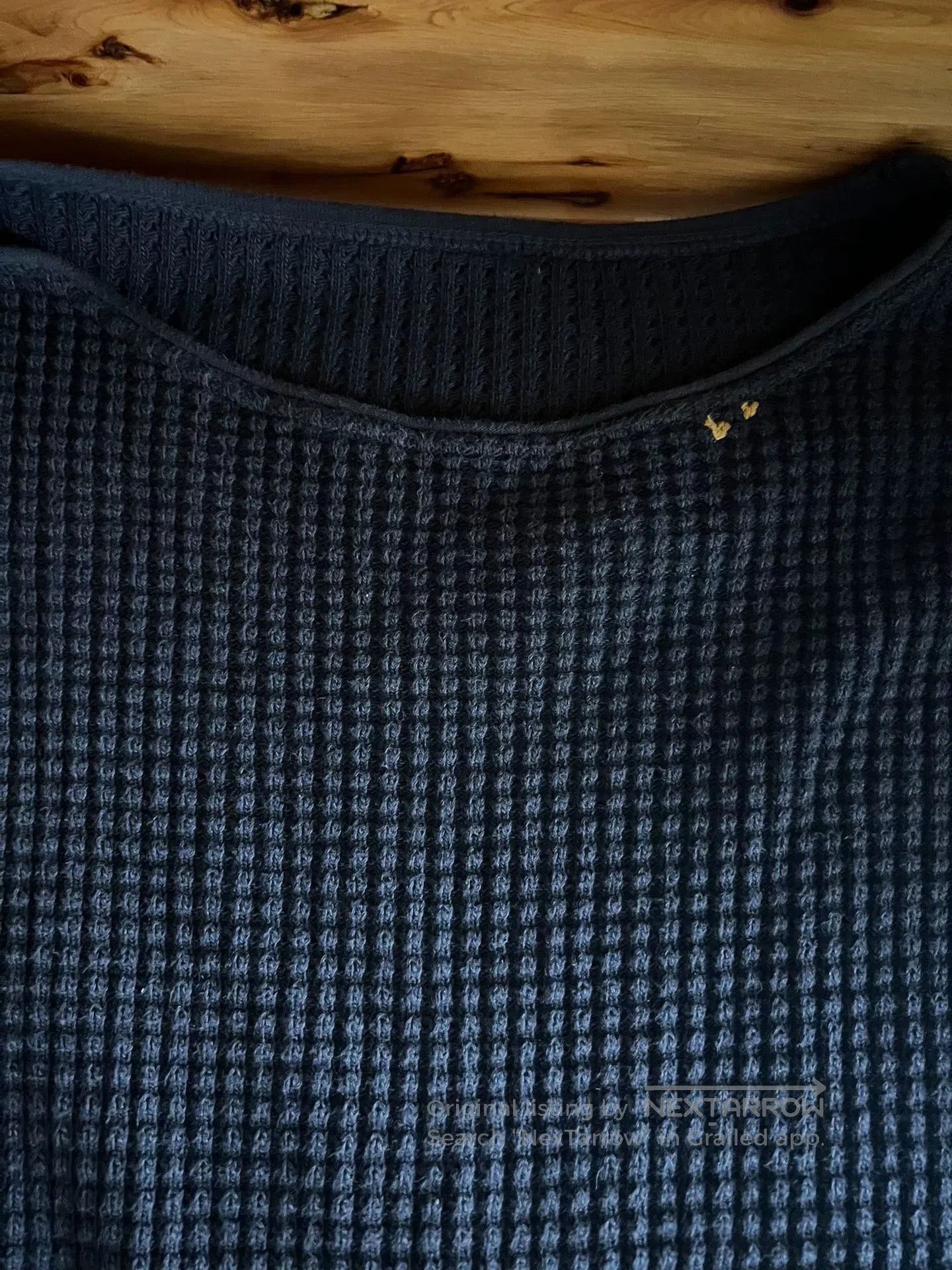 Porter Classic classic waffle knit crewneck sweatshirt. Size US M / EU 48-50 / 2 - 8 Thumbnail