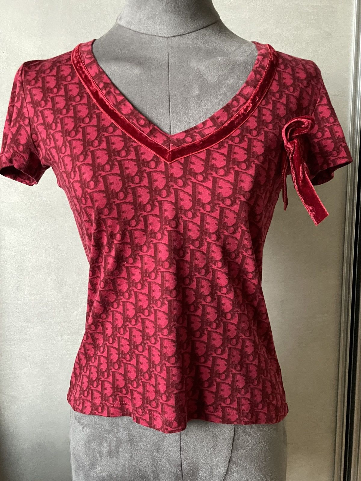 Dior CHRISTIAN DIOR TOP OBLIQUE MONOGRAM Size XS / US 0-2 / IT 36-38 - 7 Thumbnail