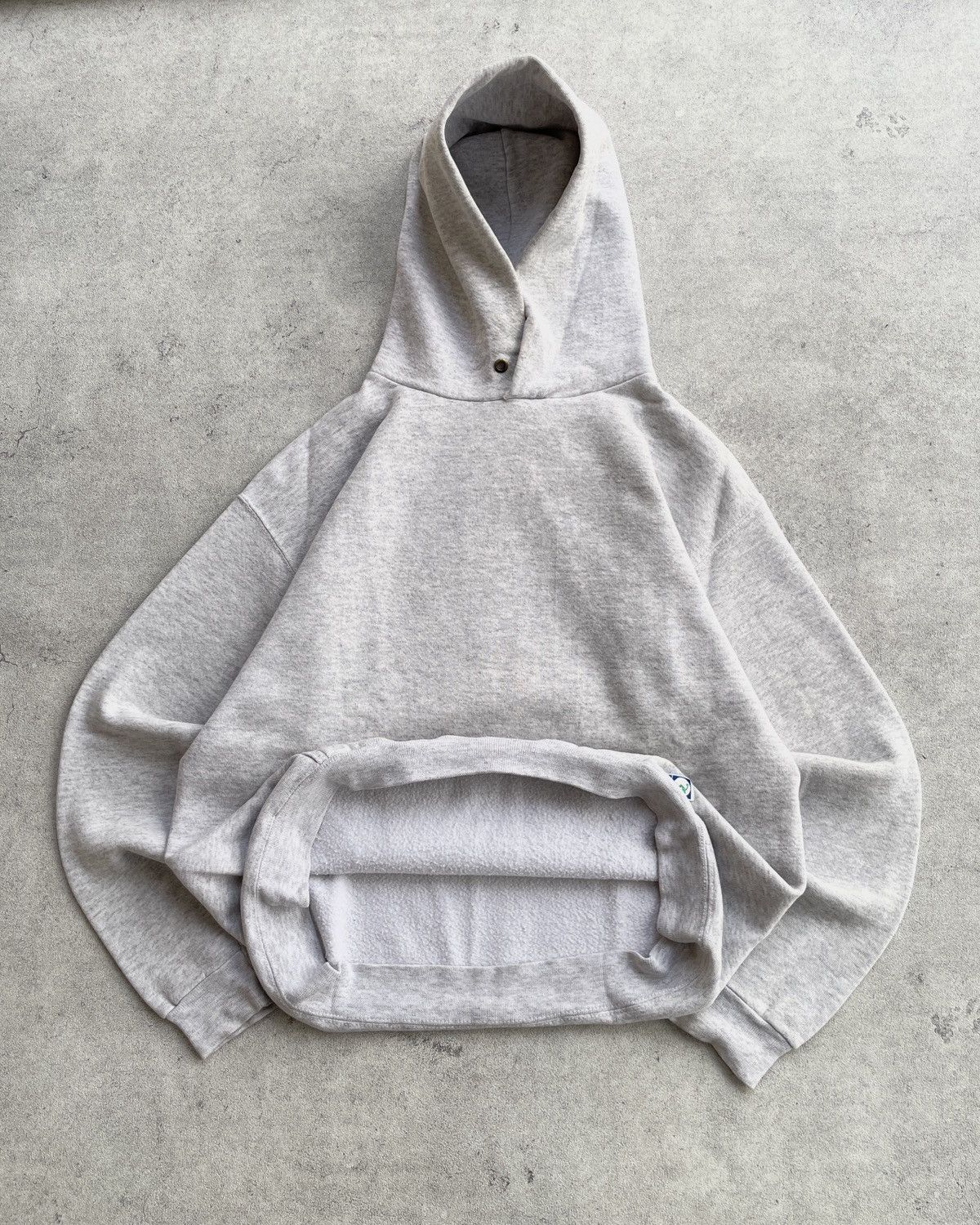 Other Y2K Vintage 90s Discus Athletic Blank Hoodie Grey Sweatshirt Size US L / EU 52-54 / 3 - 2 Thumbnail
