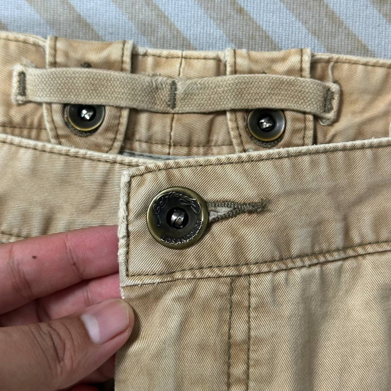 Ed Hardy × Japanese Brand Ed Hardy 6 pocket Cargo Outdoor (waist 36-37) Size US 37 - 8 Thumbnail