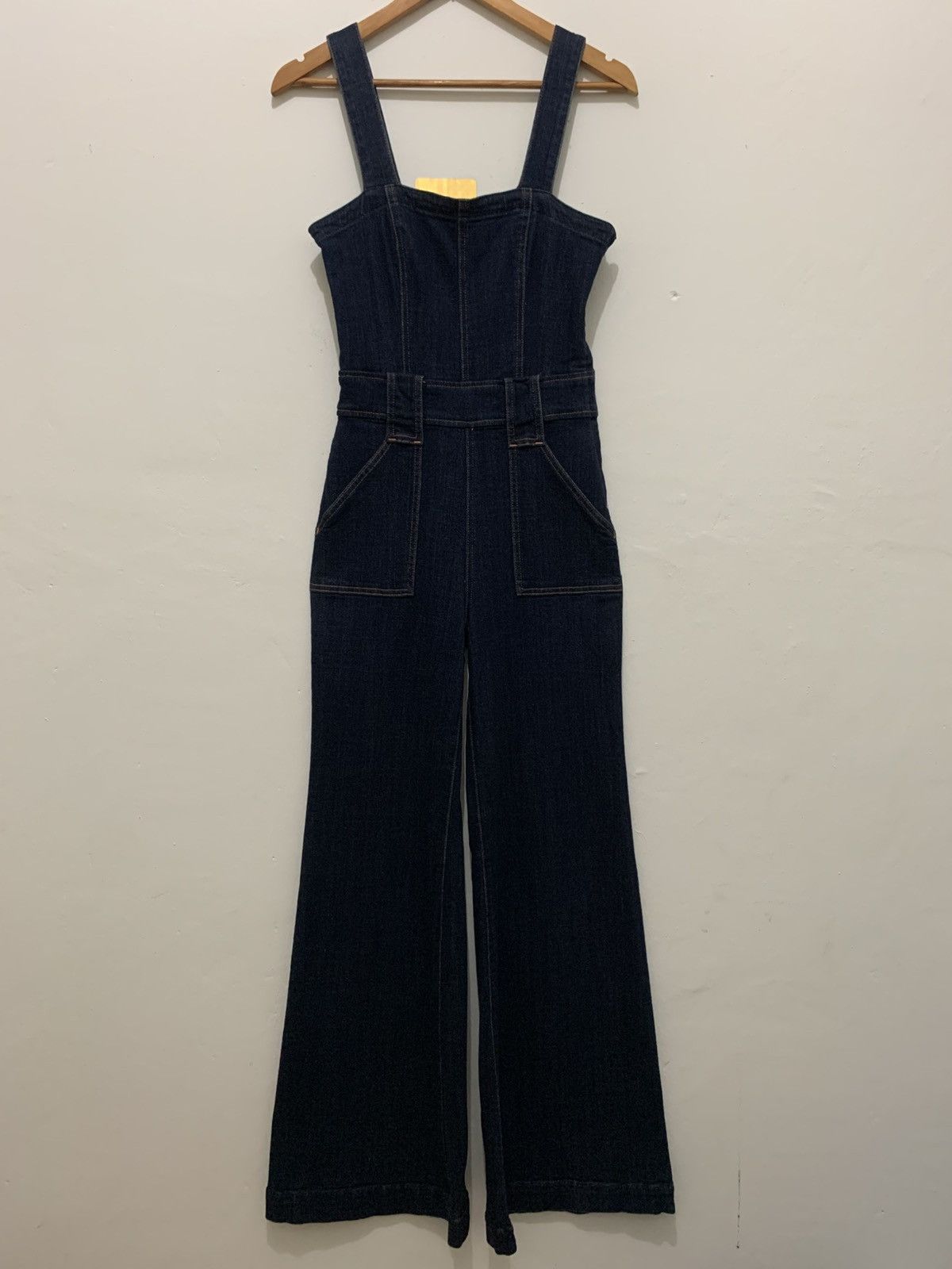 7 For All Mankind 7 FOR ALL MANKIND Denim Jumpsuit Size 26" / US 2 / IT 38 - 1 Thumbnail
