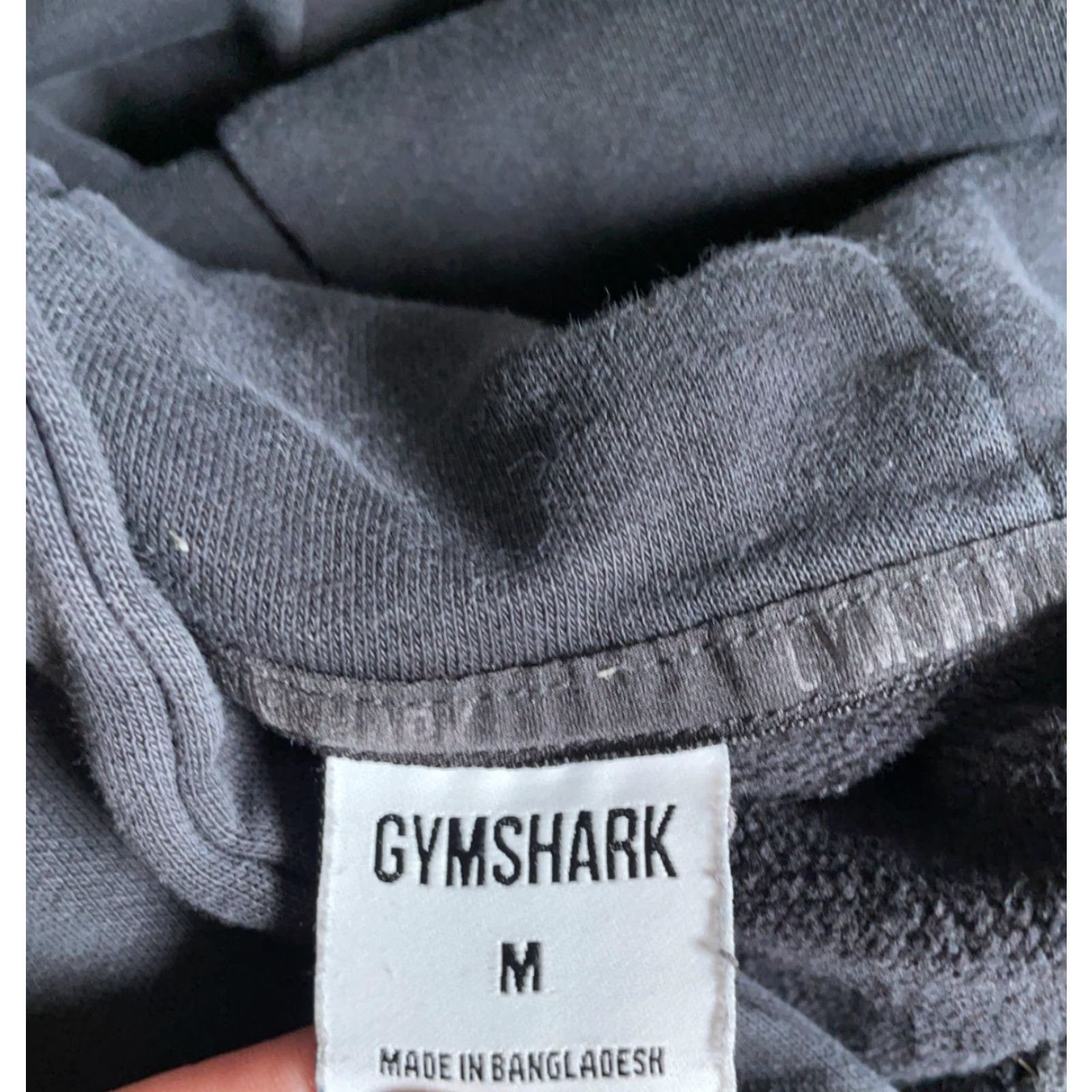 Gymshark Gymshark Hoodie Adult Medium Black Drawstring Sweatshirt Crew Neck Pockets Logo Pullover Athletic Regular Men Size US M / EU 48-50 / 2 - 3 Thumbnail