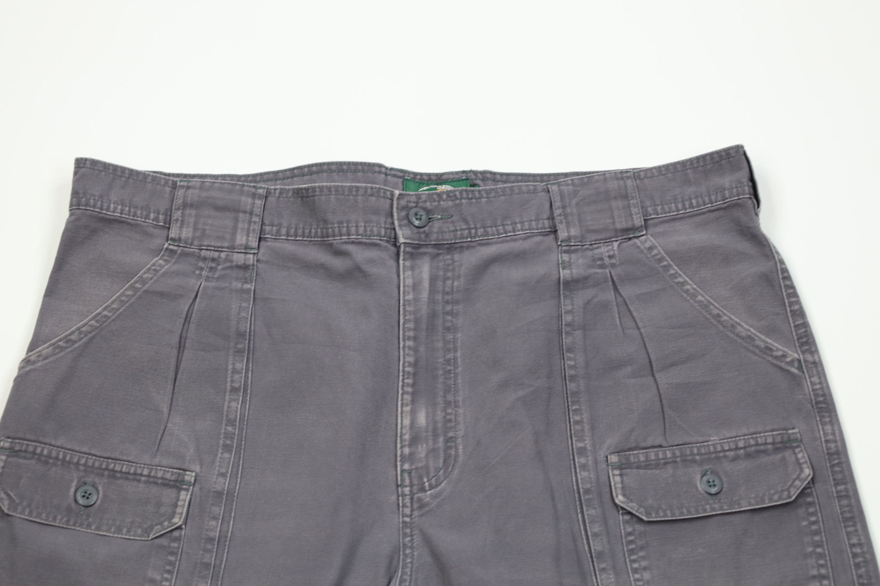 Cabelas Vintage Y2K Cabelas Canvas Wide Leg Cargo Pants Steel Blue Size US 38 / EU 54 - 2 Thumbnail