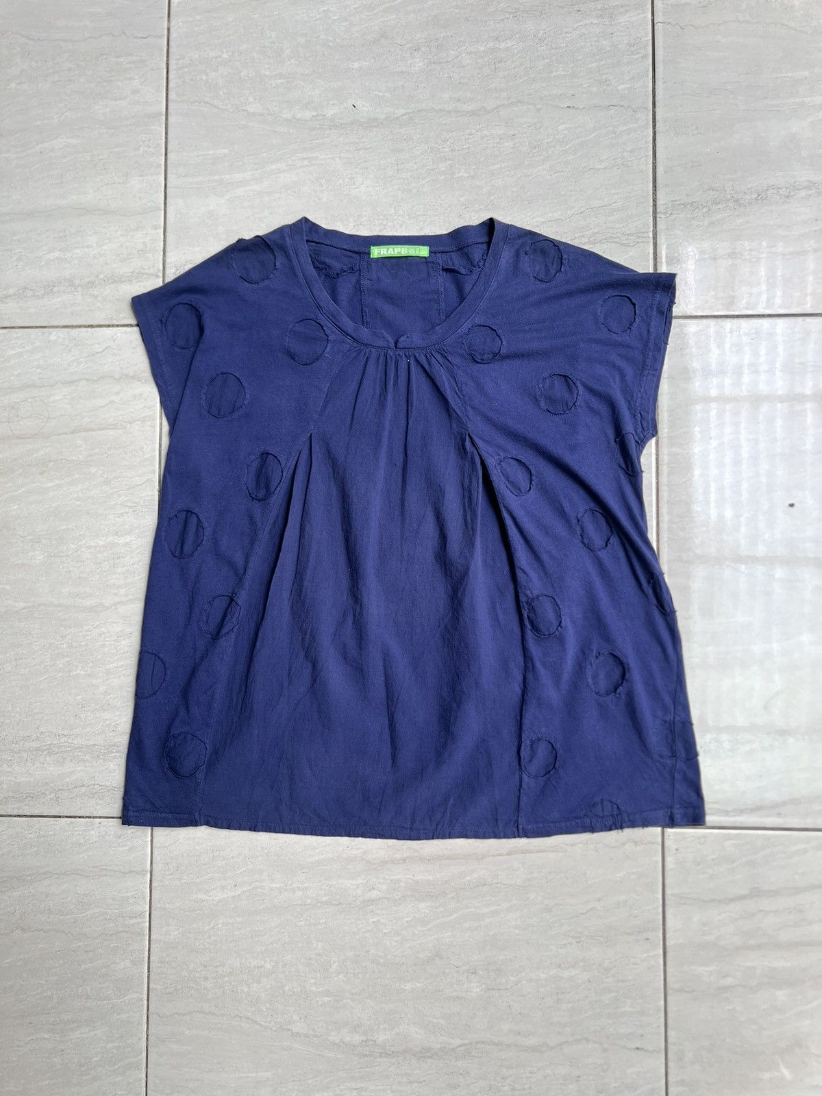 Frapbois FRAPBOIS Issey Miyake Blue T-shirt Size US M / EU 48-50 / 2 - 6 Thumbnail