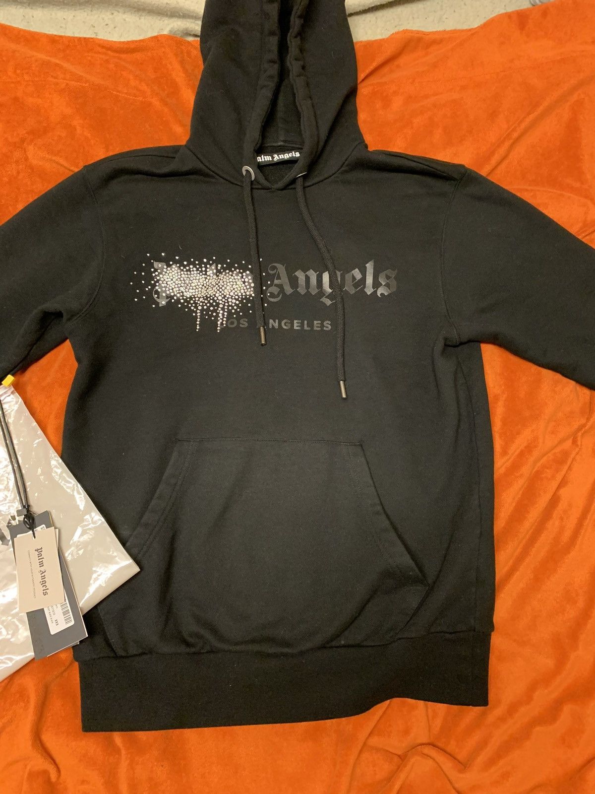 Palm Angels Palm Angels Rhinestone Hoodie Size US XXS / EU 40 - 1 Thumbnail