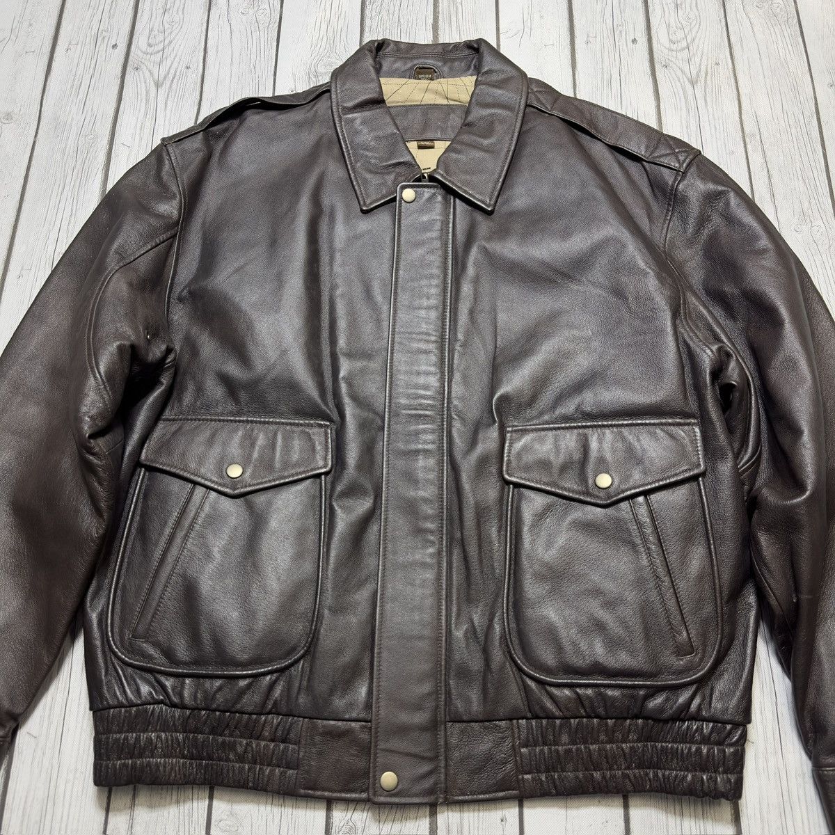 St. Johns Bay × Vintage Vintage St. John’s Bay leather jacket Size US XL / EU 56 / 4 - 3 Thumbnail