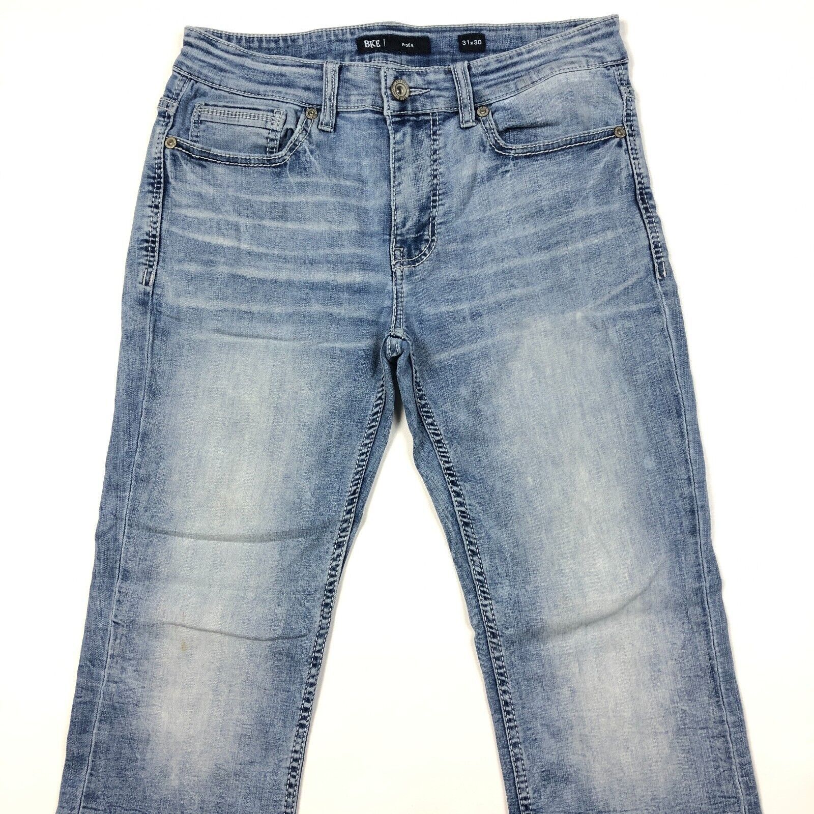 True Religion BKE Aiden Light Wash Denim Jeans Size 31x30 B7 Size US 31 - 5 Thumbnail
