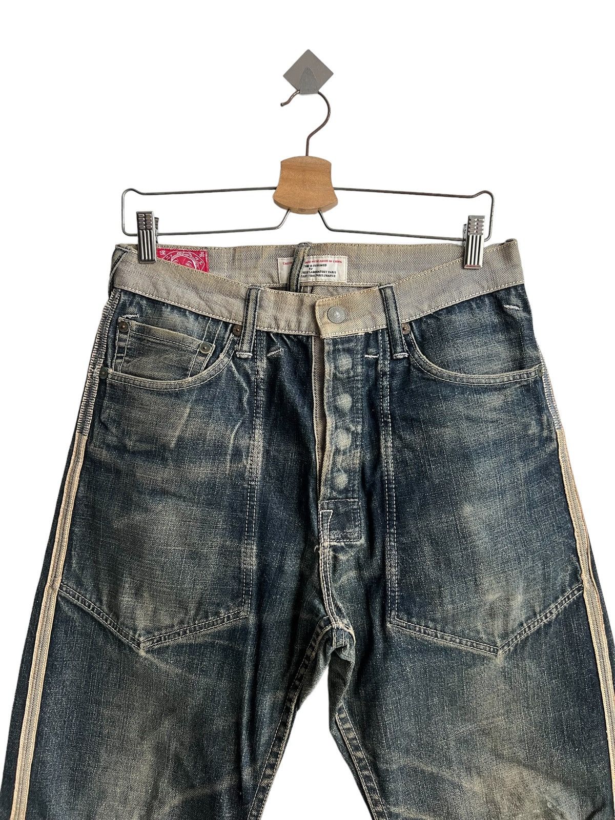 Evisu OG Evisu Yamane Laboratory Paris Daicock Selvage 2 Way Denim Size US 32 / EU 48 - 6 Thumbnail