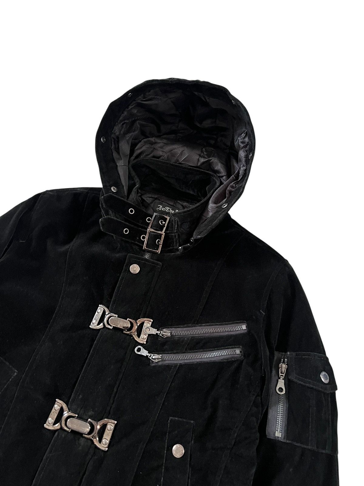 In The Attic In the Attic Black Velvet Bondage Jacket Size US M / EU 48-50 / 2 - 5 Thumbnail