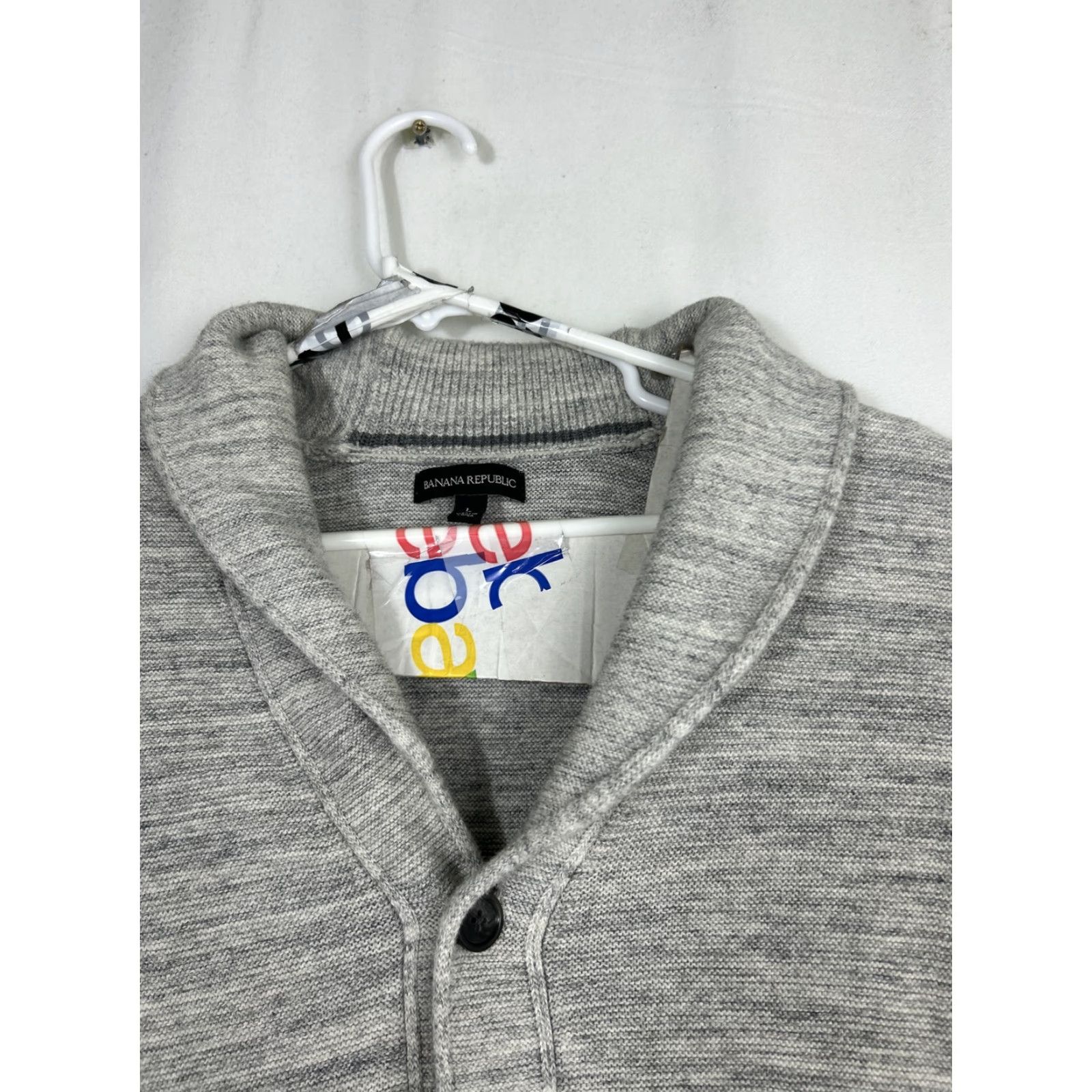 Banana Republic VINTAGE/No — Banana Republic Mens Cardigan Shirt? Size US L / EU 52-54 / 3 - 3 Thumbnail
