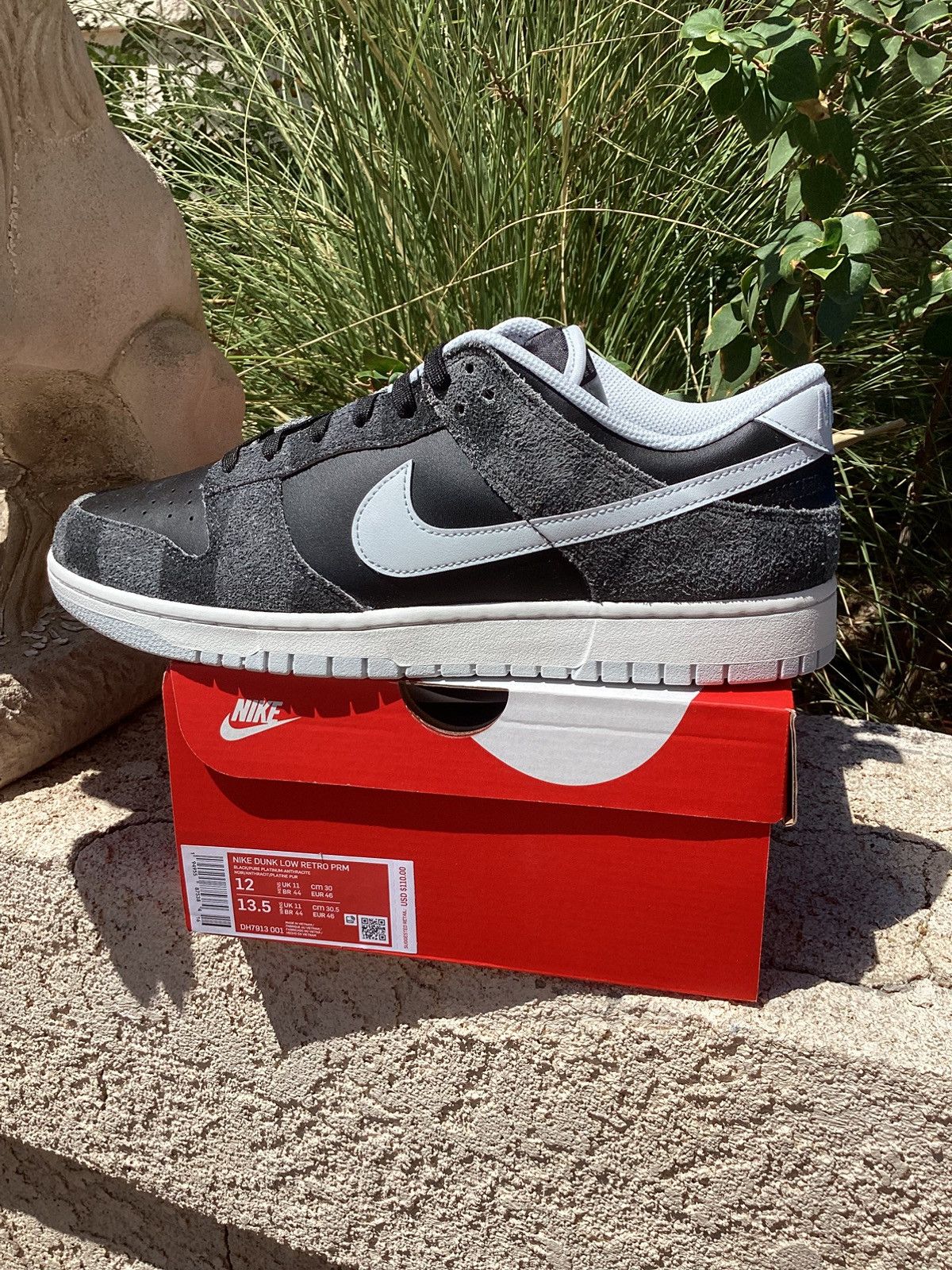 Nike Nike Dunk Low Retro PRM Animal Pack Zebra DH7913 001 Size 12 Size US 12 / EU 45 - 1 Thumbnail