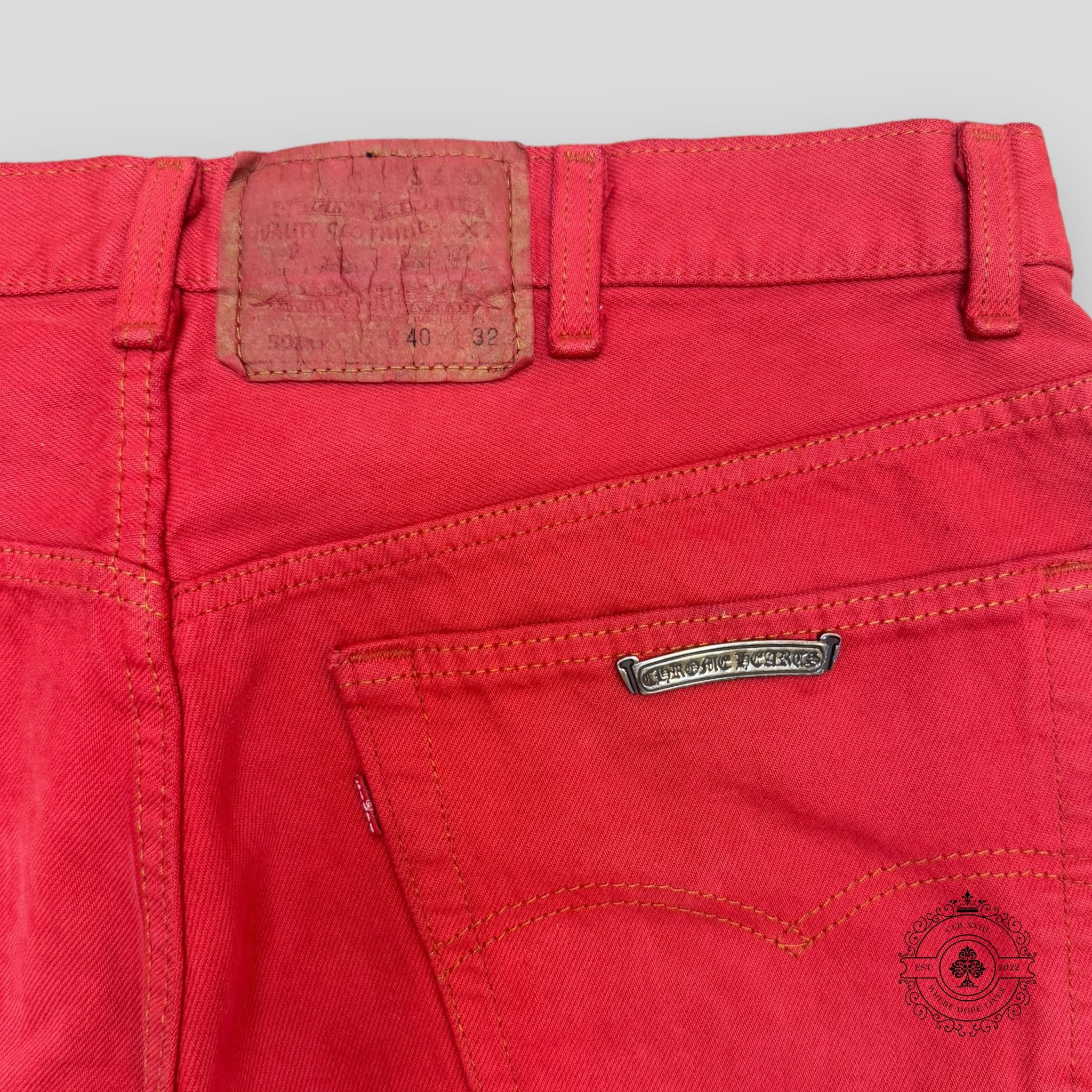 Chrome Hearts Chrome Hearts Red Cross Patch Jeans Size US 36 / EU 52 - 3 Thumbnail