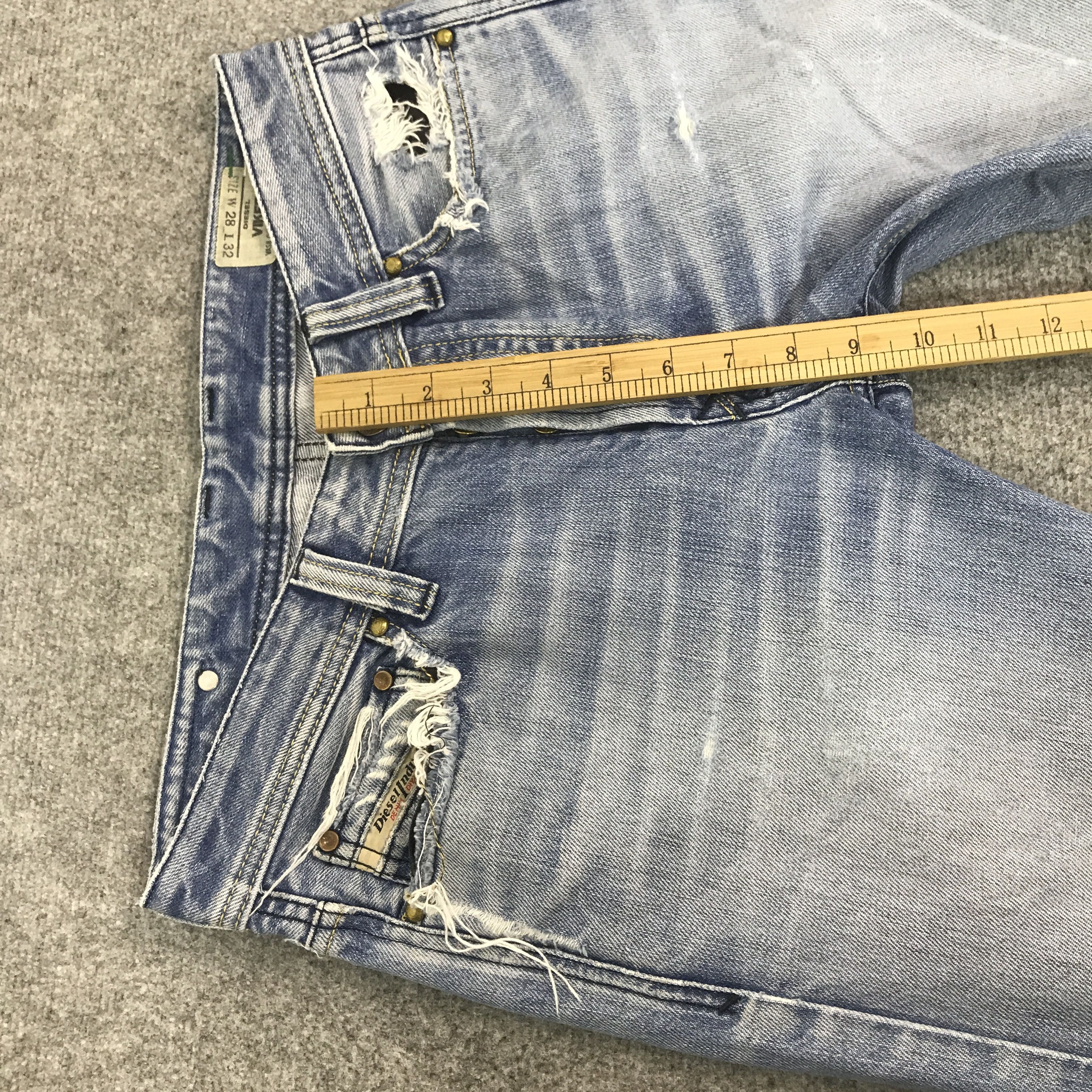 Diesel Diesel industries distressed denim pants K54B16 Size US 30 / EU 46 - 9 Thumbnail