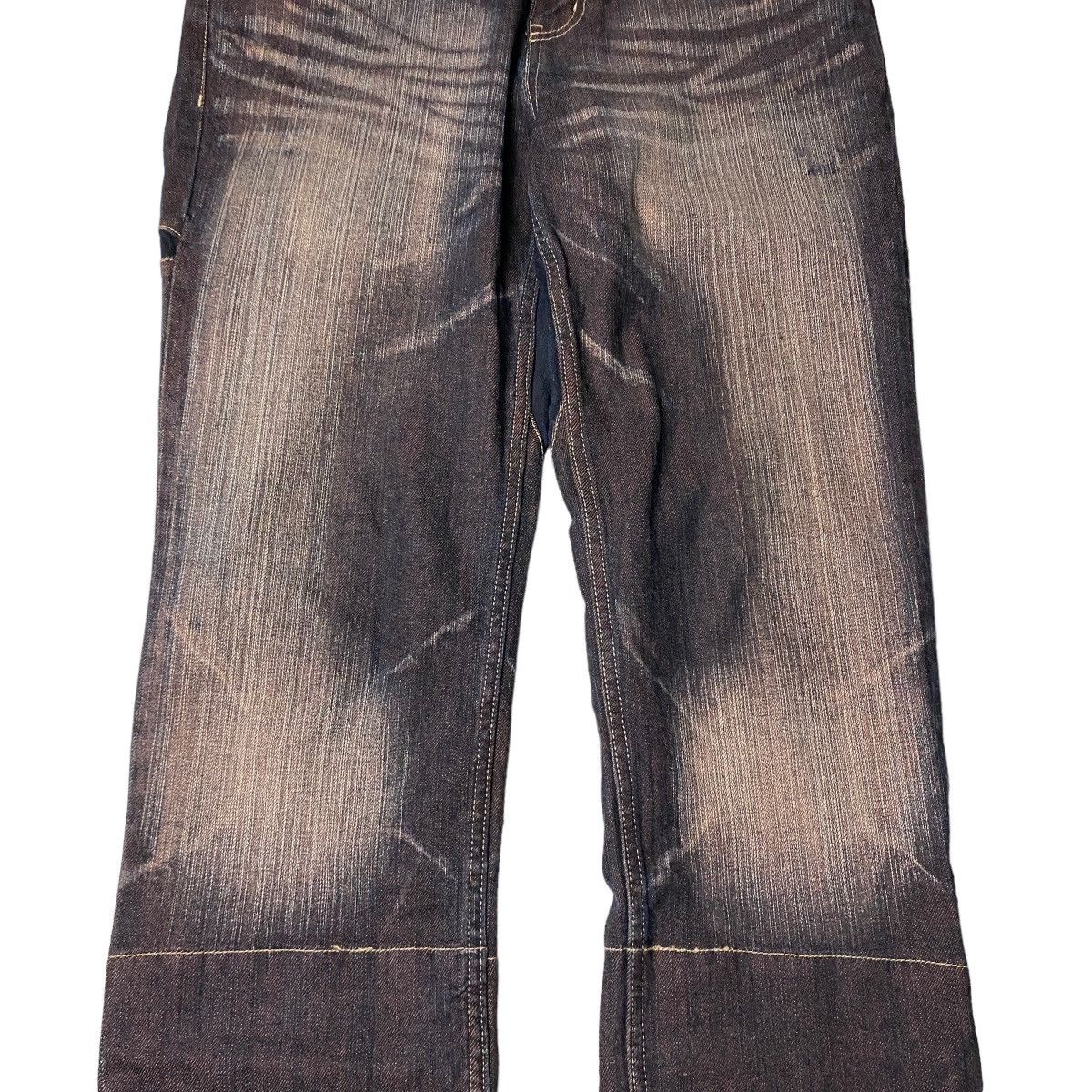 If Six Was Nine × Le Grande Bleu (L.G.B.) × PPFM RARE PPFM Star Flared Mudwash Jeans Size US 32 / EU 48 - 7 Thumbnail