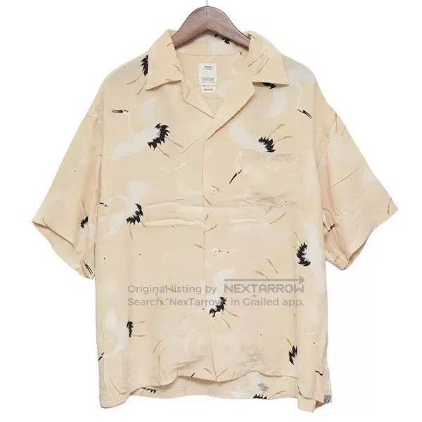 Visvim Visvim 2023SS Crosby Crane Print Shirt. Size US L / EU 52-54 / 3 - 1 Thumbnail