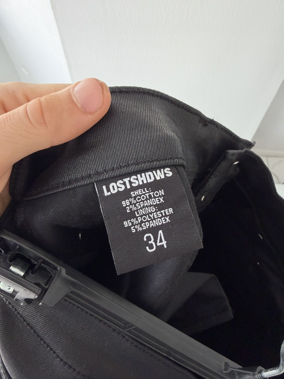 LOSTSHDWS LOSTSHDWS Waxed Denim Pants Size 34 Size US 34 / EU 50 - 6 Thumbnail