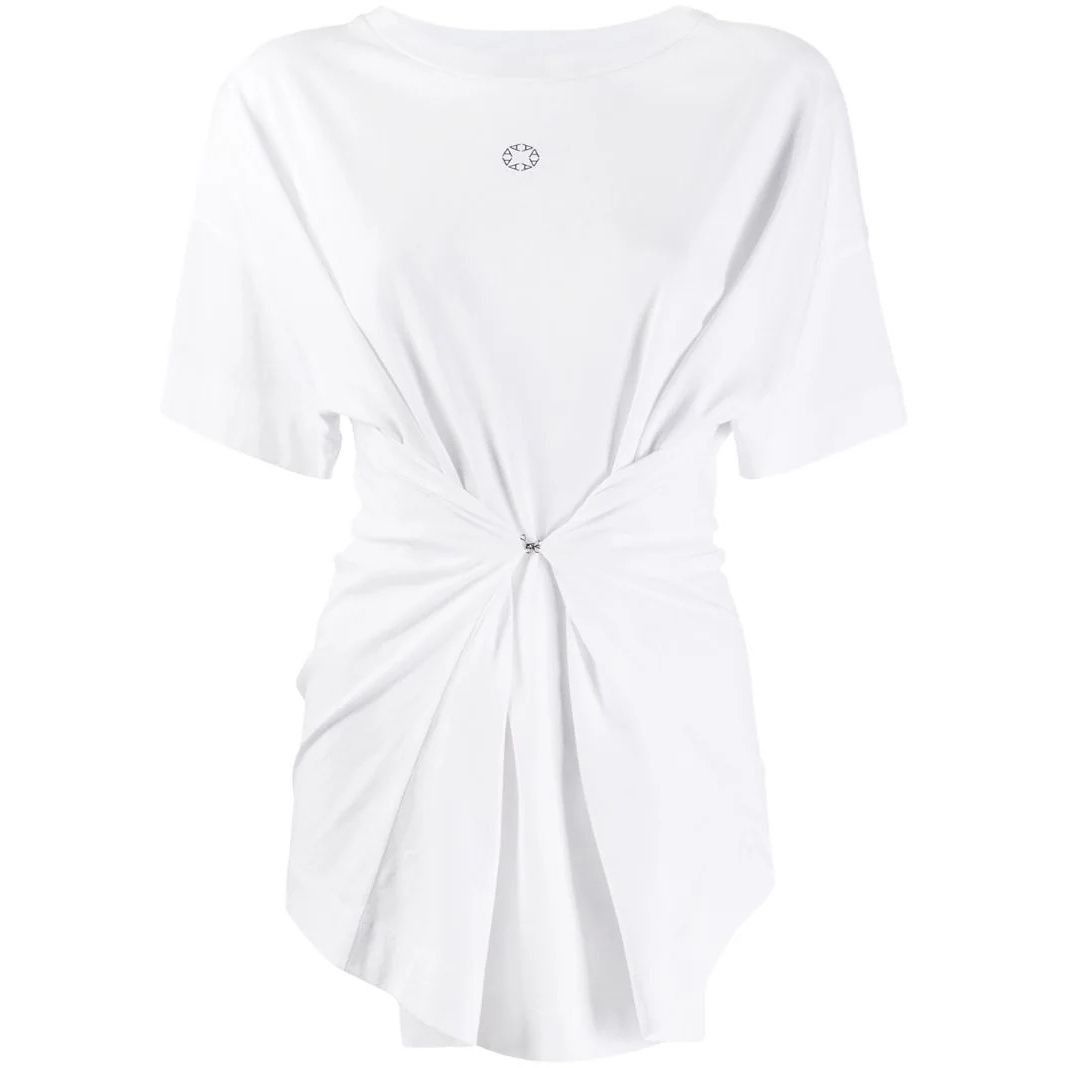 1017 ALYX 9SM White Hook and Eye Printed Logo T-Shirt Size US M / EU 48-50 / 2 - 2 Thumbnail