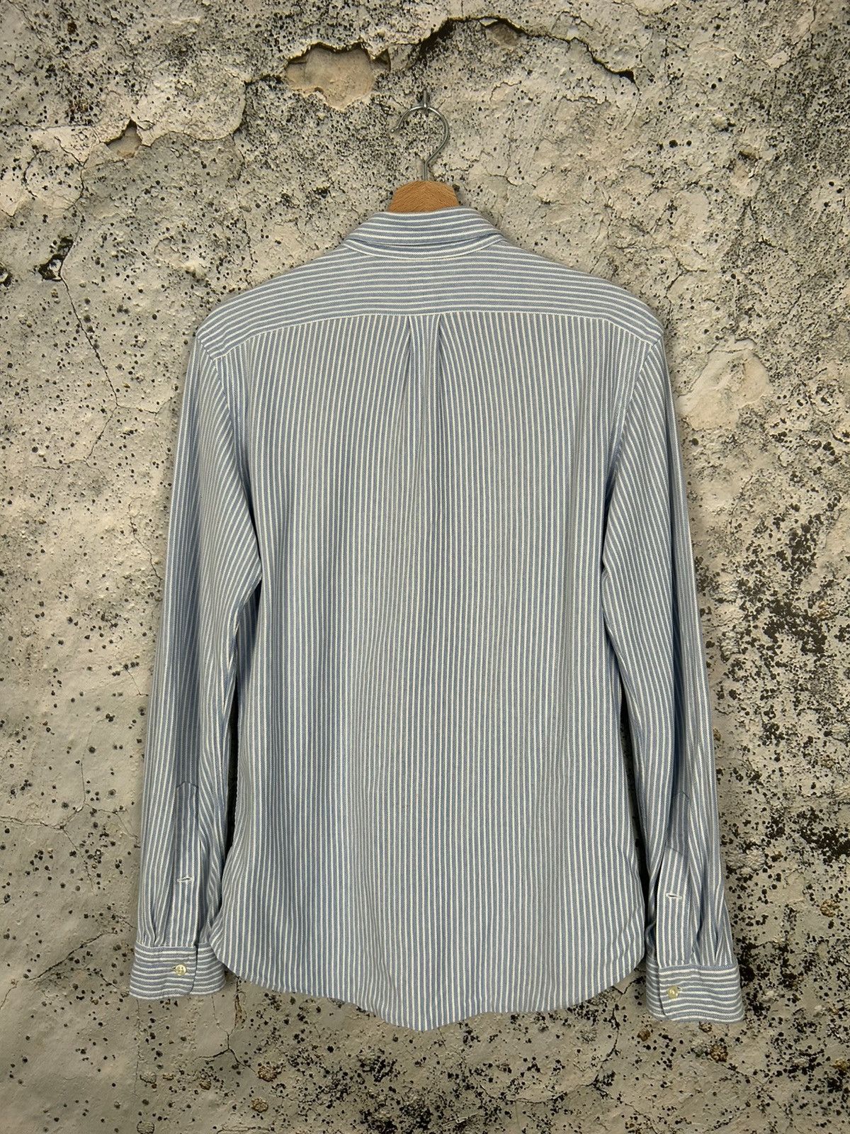 Polo Ralph Lauren Polo Ralph Lauren Stripe Blue Shirt Elegant Vintage Size US M / EU 48-50 / 2 - 4 Thumbnail