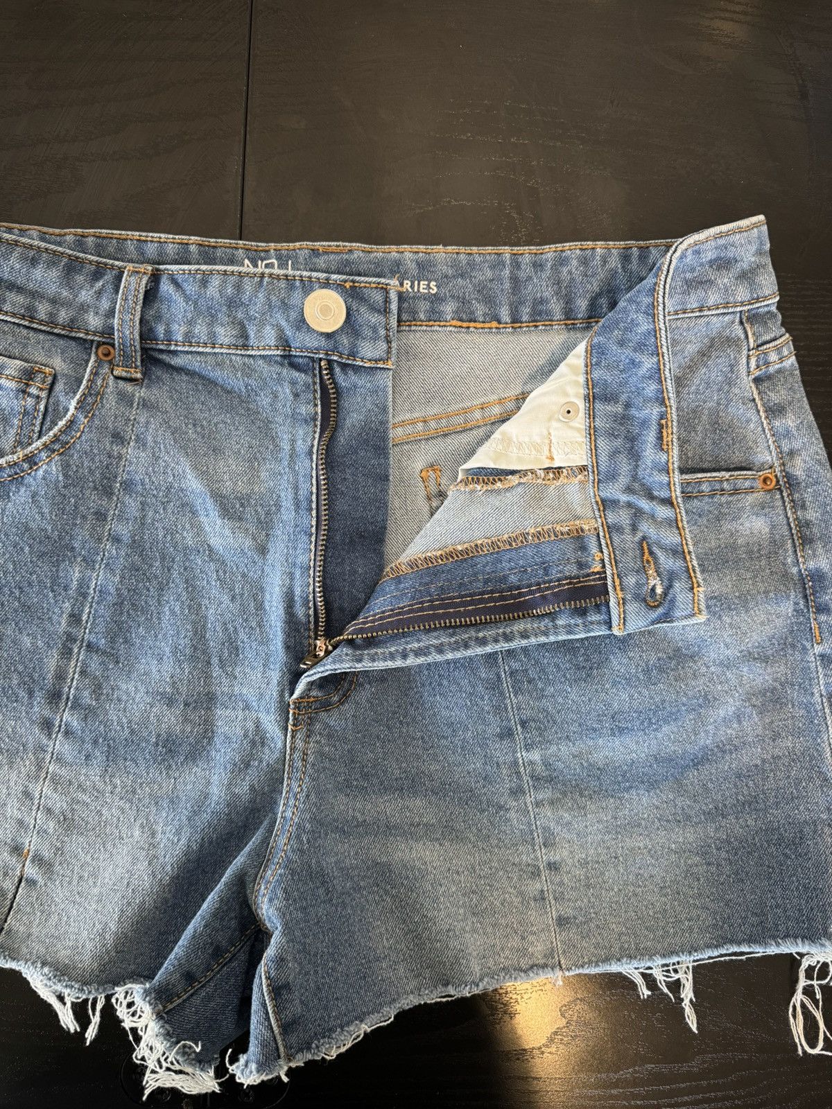Other No Boundaries Light Blue Women's Jean Shorts Size 17 Size 38" / US 16 / IT 52 - 2 Thumbnail