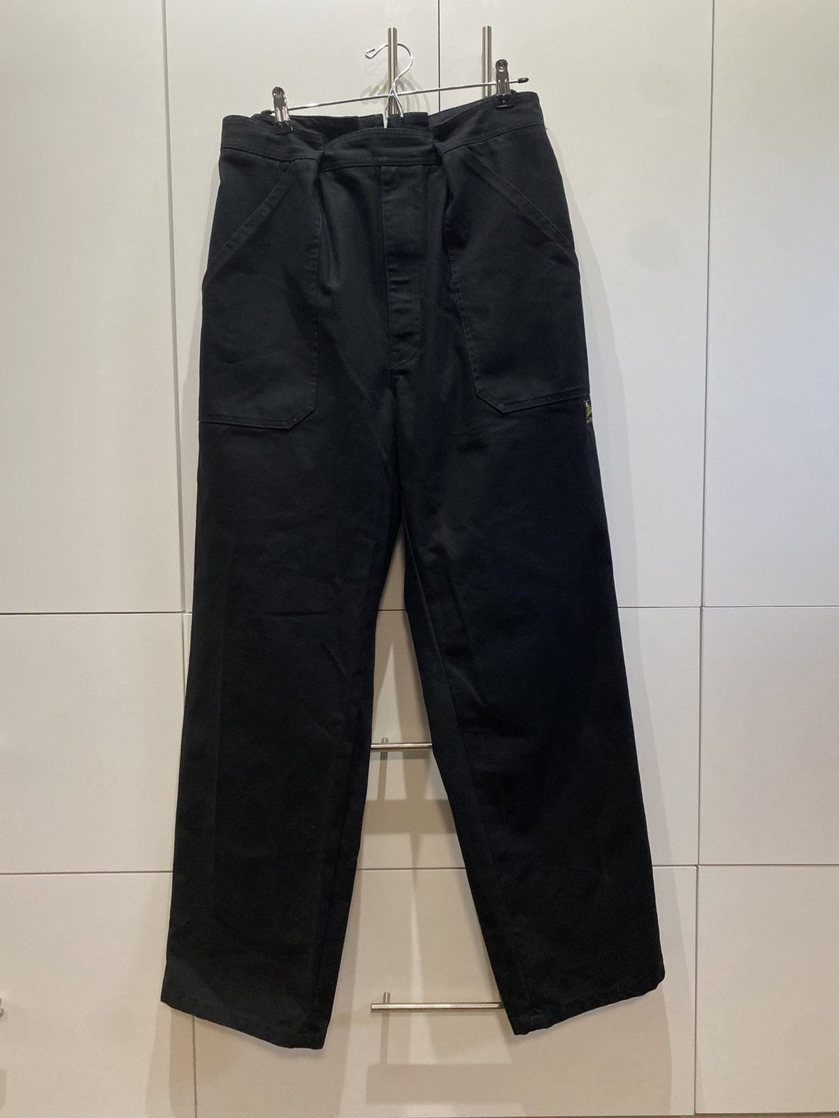 Raf Simons “Heroes/Losers” FW19 Structured Wide-Leg Pants