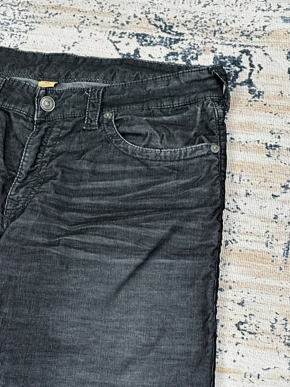 True Religion True Religion Velvet Black Avant Garde Baggy Jeans Denim Size US 36 / EU 52 - 4 Thumbnail
