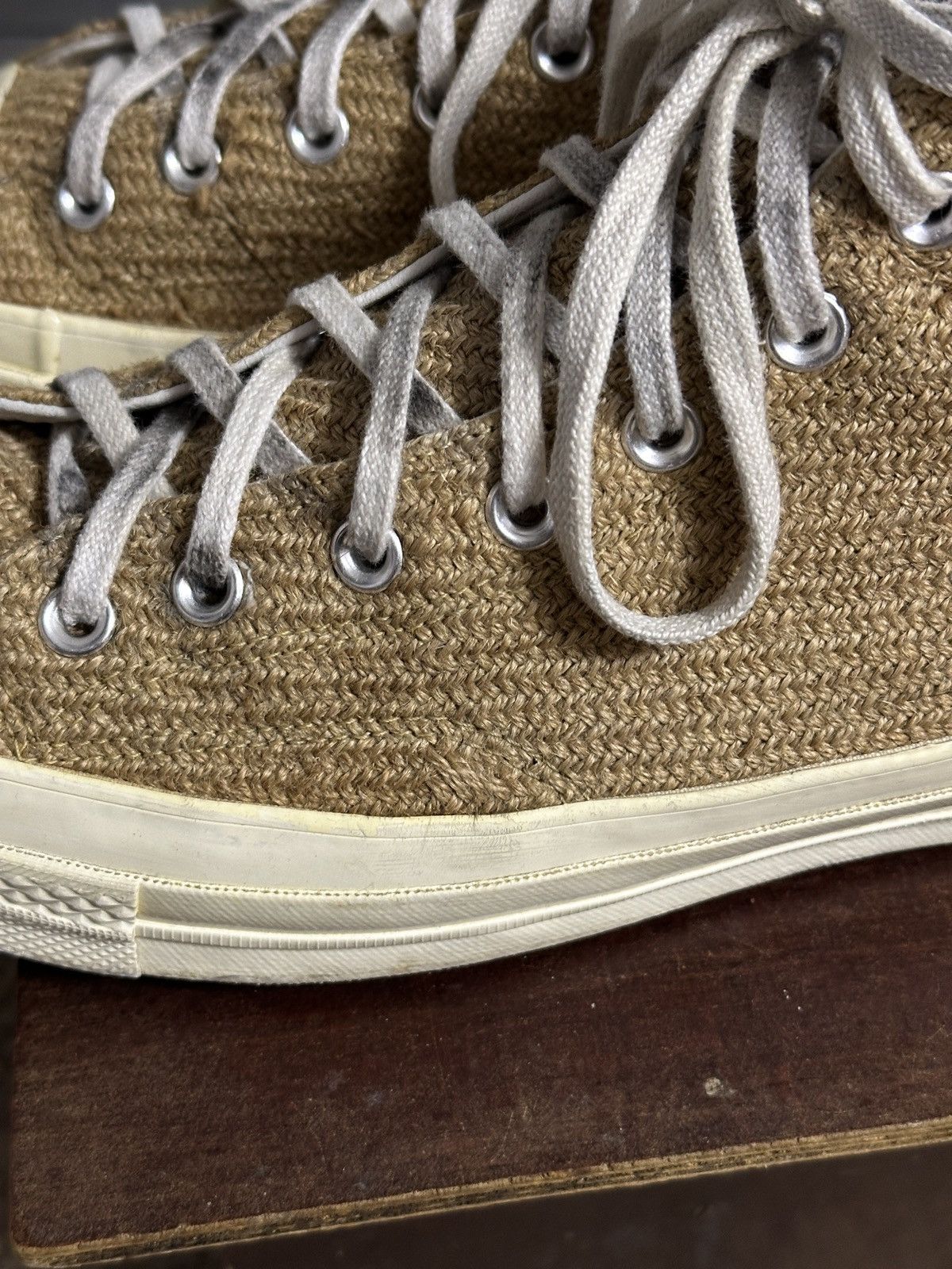 Converse × Golf le Fleur Rare Hi Top Sneaker Gold Le Fleur x Converae Size 45(11) Size US 11 / EU 44 - 13 Thumbnail