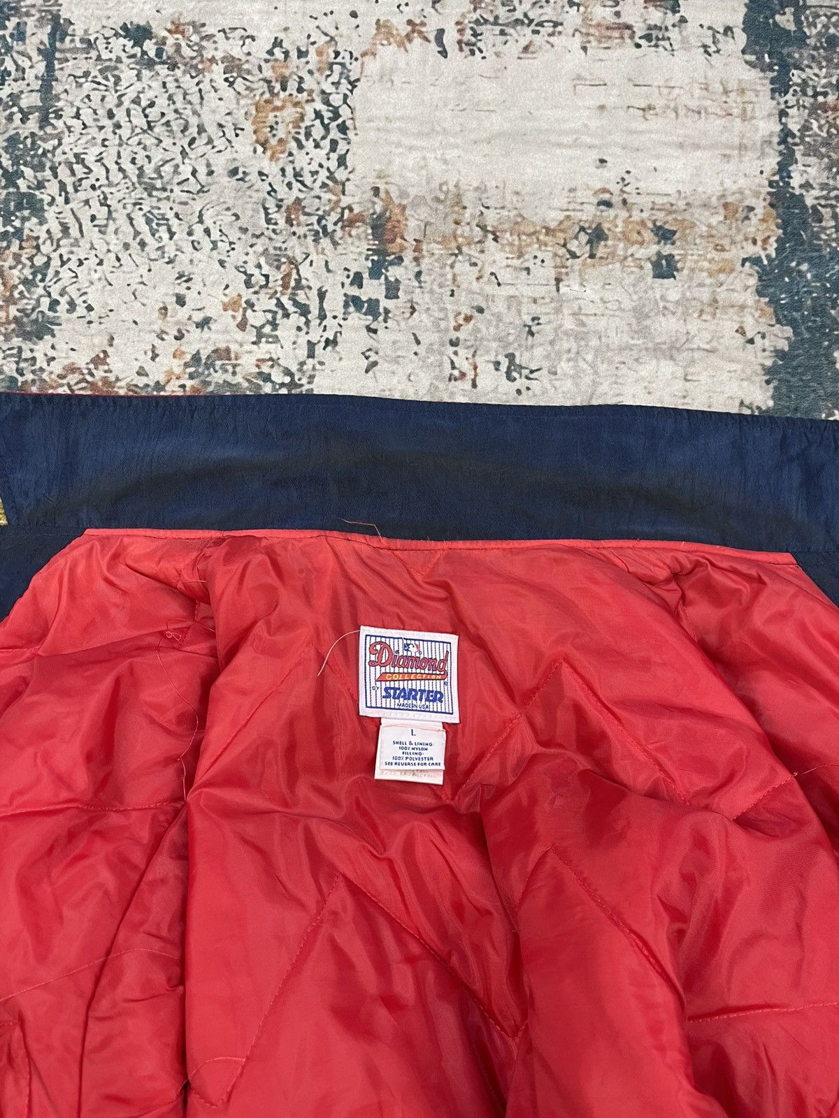 MLB Vtg 90s Atlanta Braves x Starter Diamond Collection Jacket Size US L / EU 52-54 / 3 - 13 Thumbnail