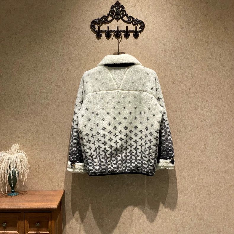 Louis Vuitton Louis Vuitton 25ss blazing ski old flower teddy jacket Size XXS / US 00 / IT 34 - 2 Thumbnail
