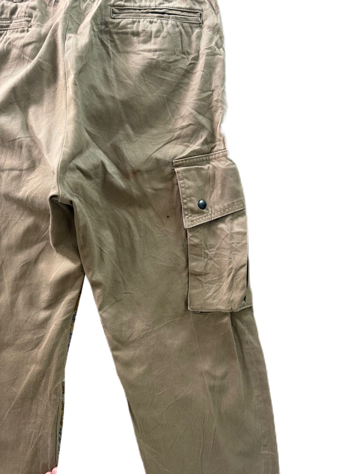 Buzz Rickson's CARGO PANTS WORKWEAR STYLE CASUAL PANTS WITH BRANCES KHAKI Size US 32 / EU 48 - 6 Thumbnail