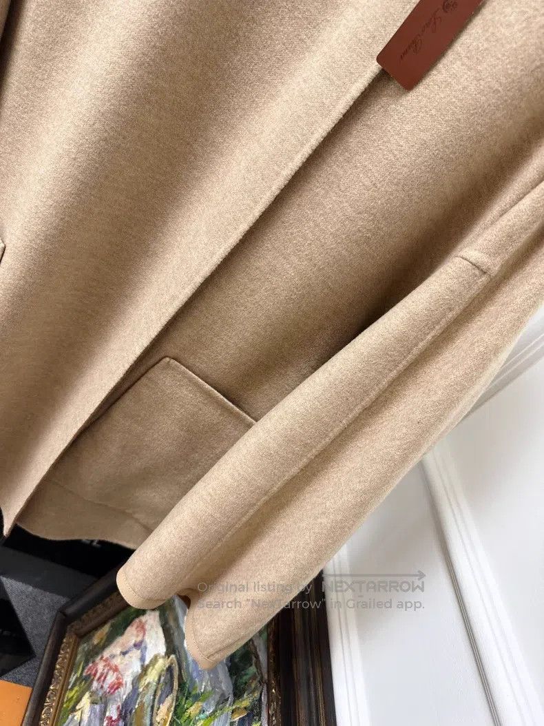 Loro Piana Loro Piana Beige and Khaki Two-Sided Wearable Collar Cashm Size S / US 4 / IT 40 - 3 Thumbnail
