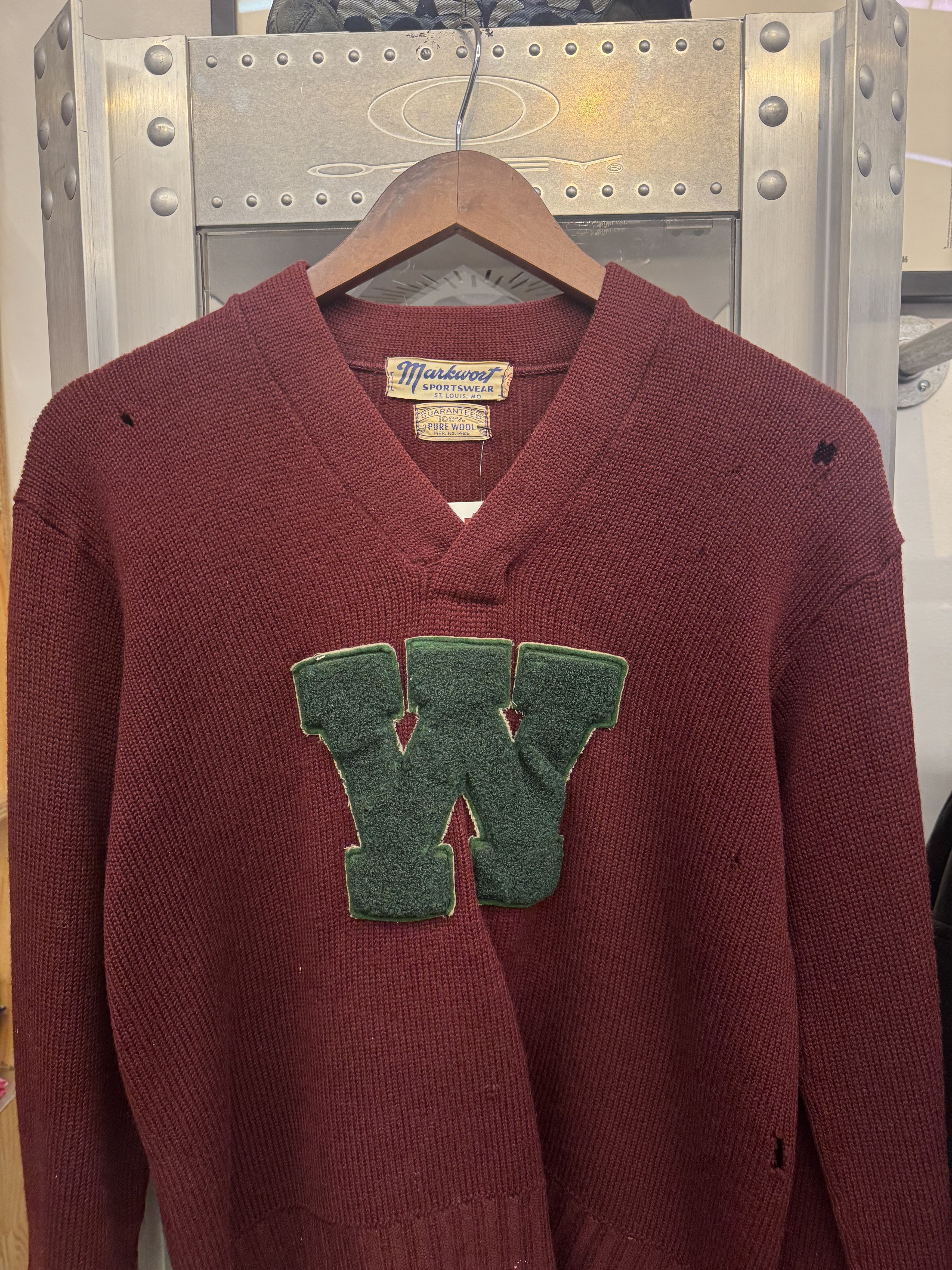 Other Vintage Letterman Sweater Size US XS / EU 42 / 0 - 1 Thumbnail