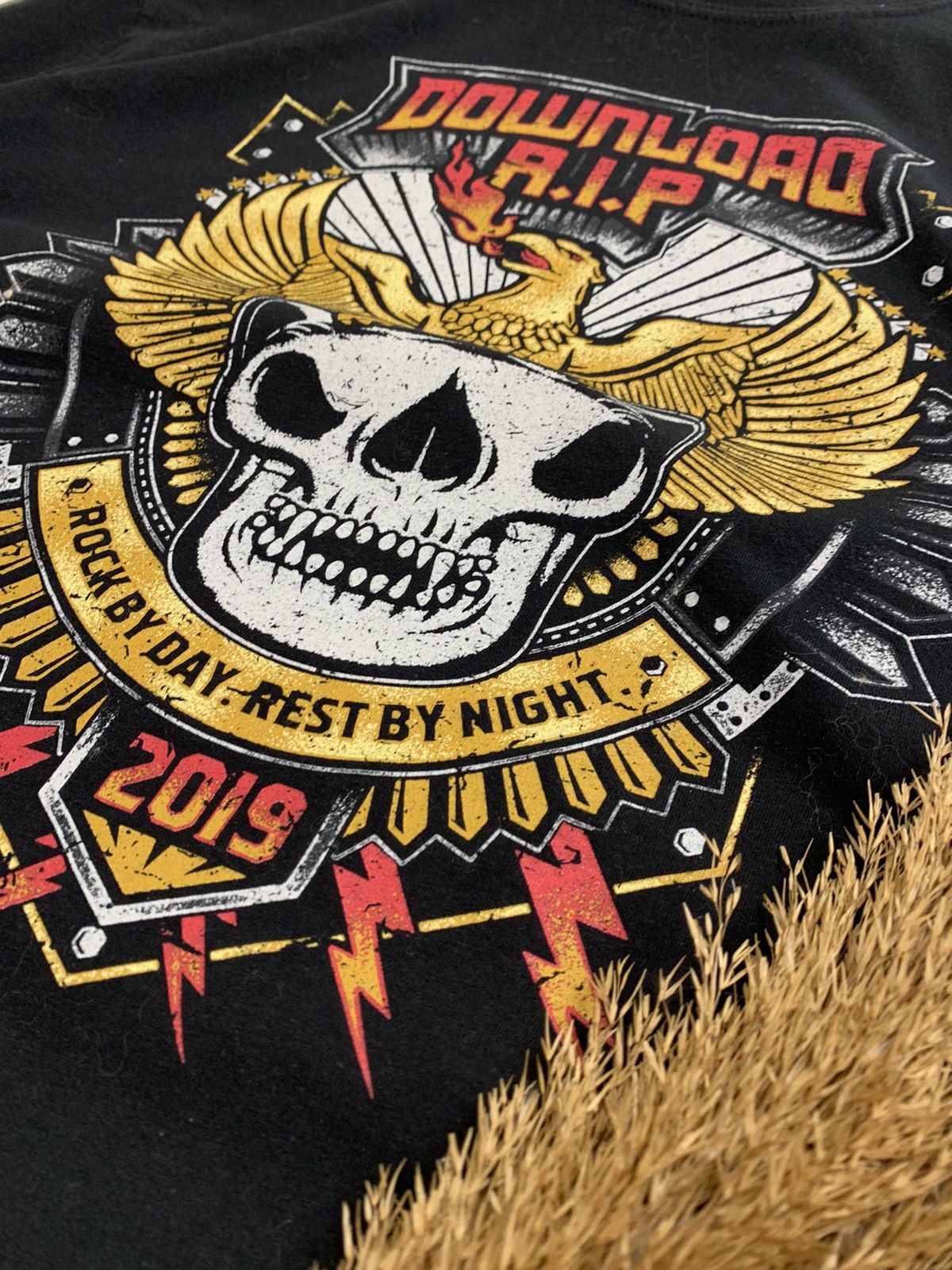 Band Tees × Vintage Downlord RIP Big Logo Printed T-Shirt Size US L / EU 52-54 / 3 - 4 Thumbnail