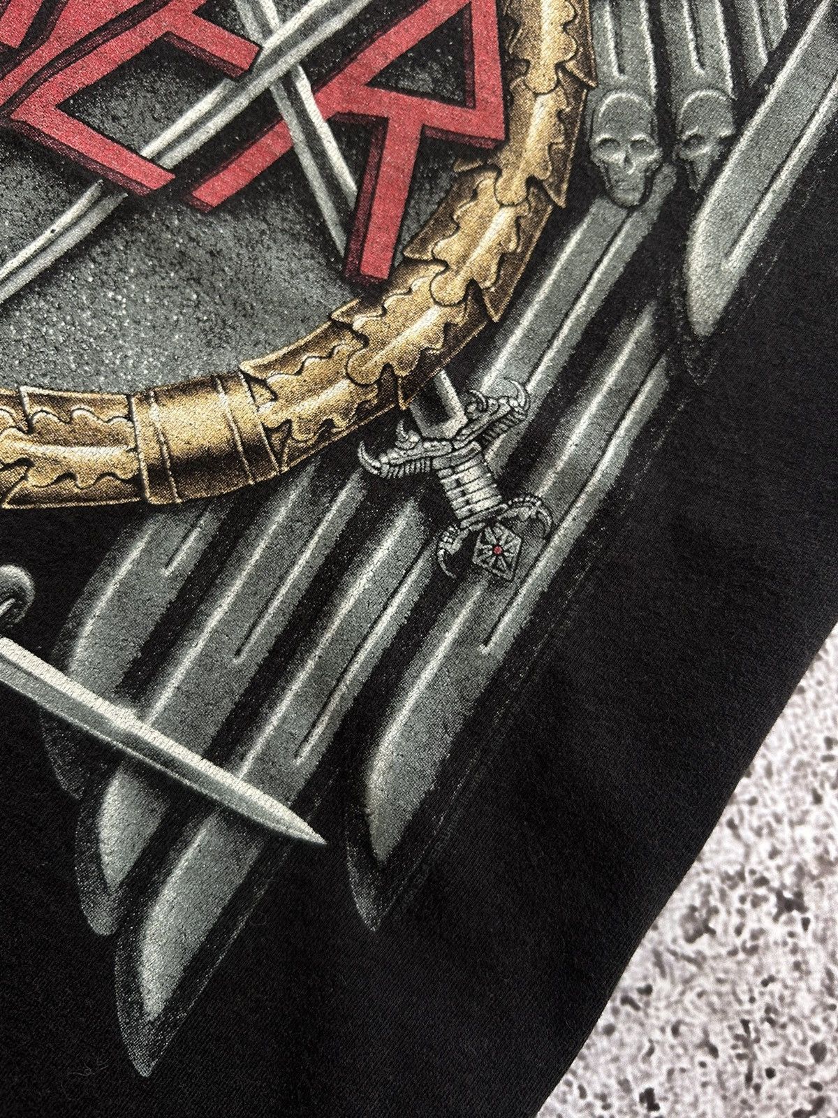 Slayer × Vintage Vintage Band Rock Slayer 2009 Black T-Shirt Size US S / EU 44-46 / 1 - 6 Thumbnail