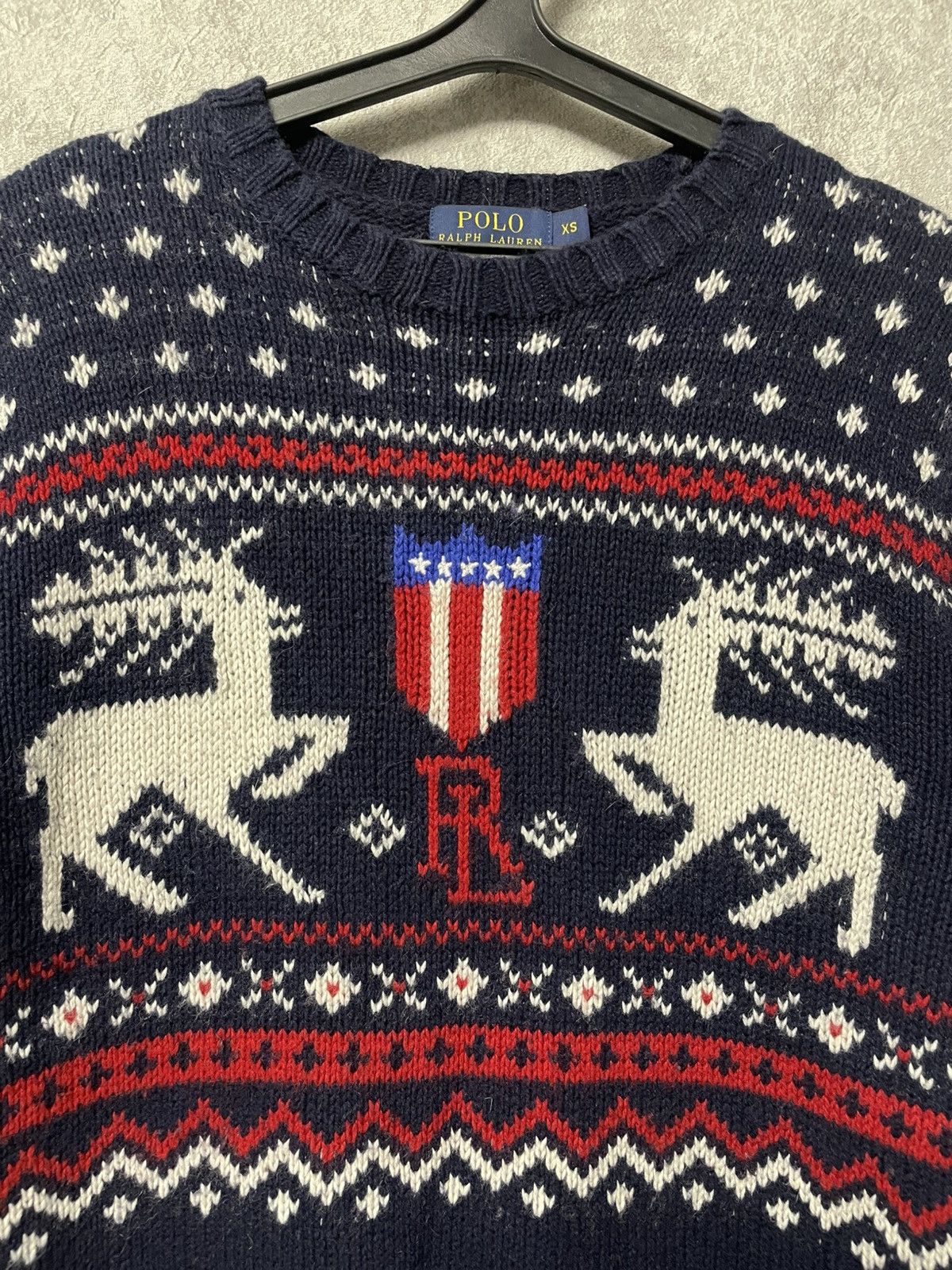 Polo Ralph Lauren Vintage Polo Ralph Lauren Snowflake Reindeer Sweater USA Size US S / EU 44-46 / 1 - 7 Thumbnail