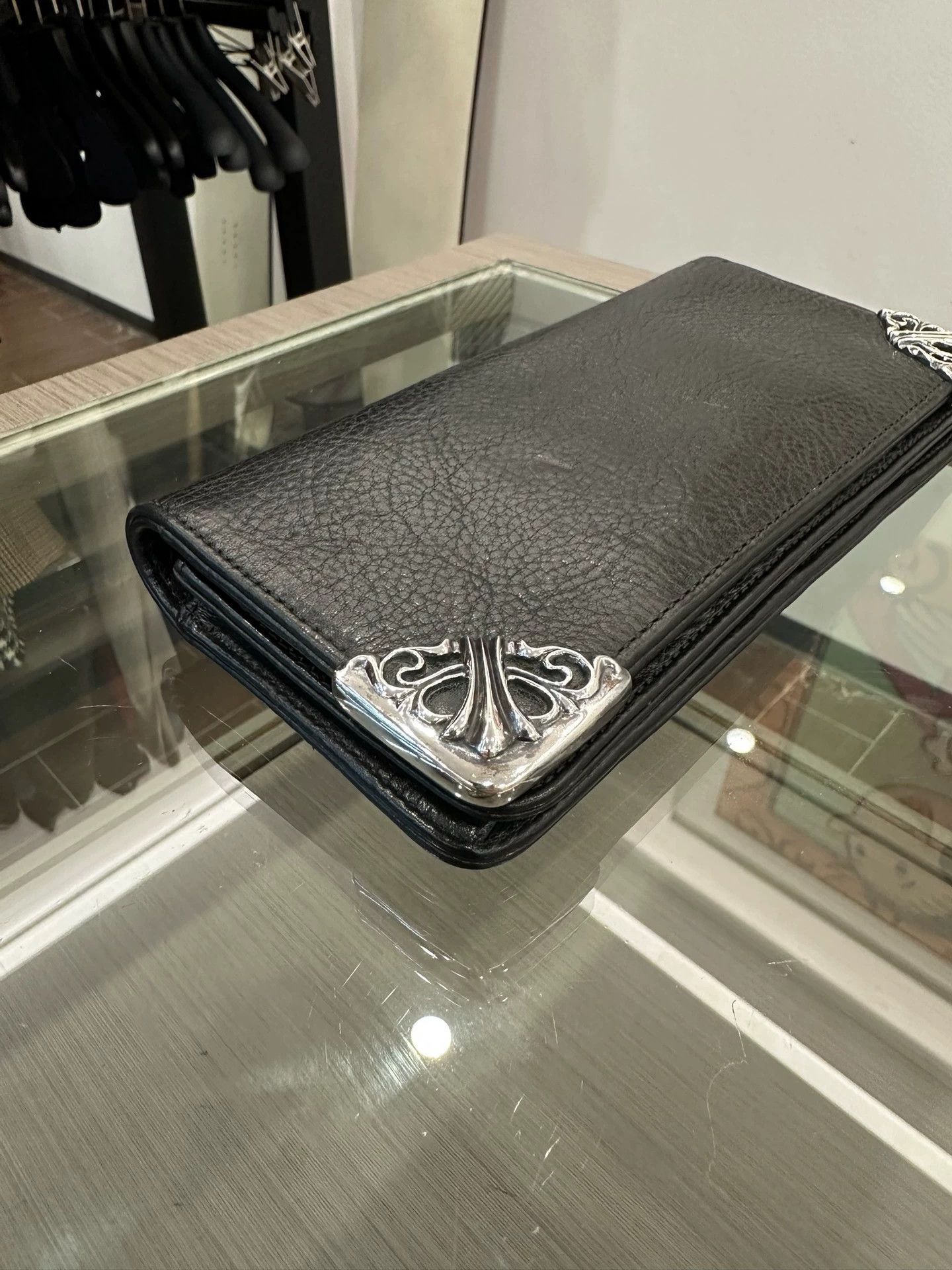 Chrome Hearts Chrome Hearts long flap wallet with four-cornered cross Size ONE SIZE - 7 Thumbnail