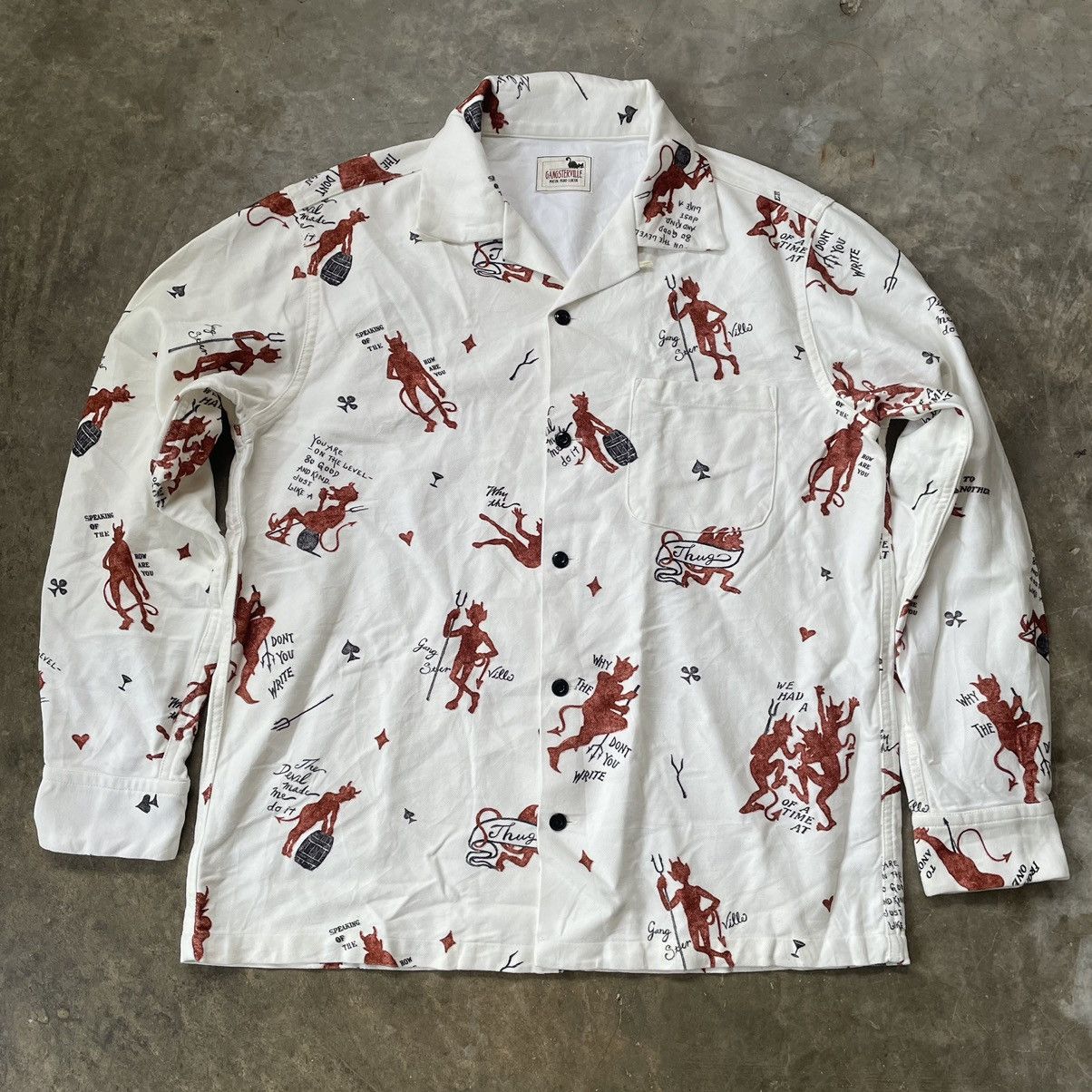 Japanese Brand Gangsterville by glad hand & co shirt Size US L / EU 52-54 / 3 - 1 Thumbnail