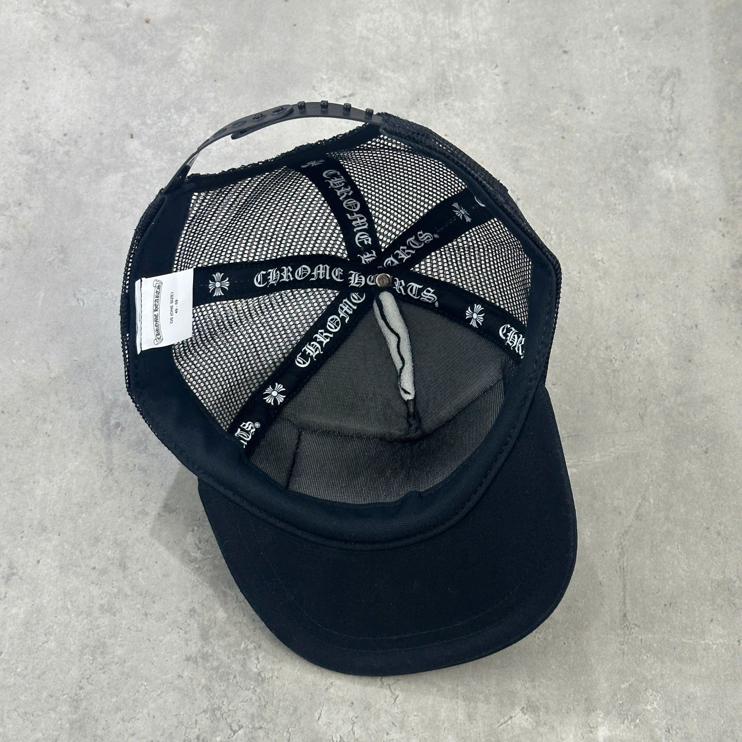Chrome Hearts CHROME HEARTS CH Hollywood Trucker Hat BLACK Size ONE SIZE - 4 Thumbnail