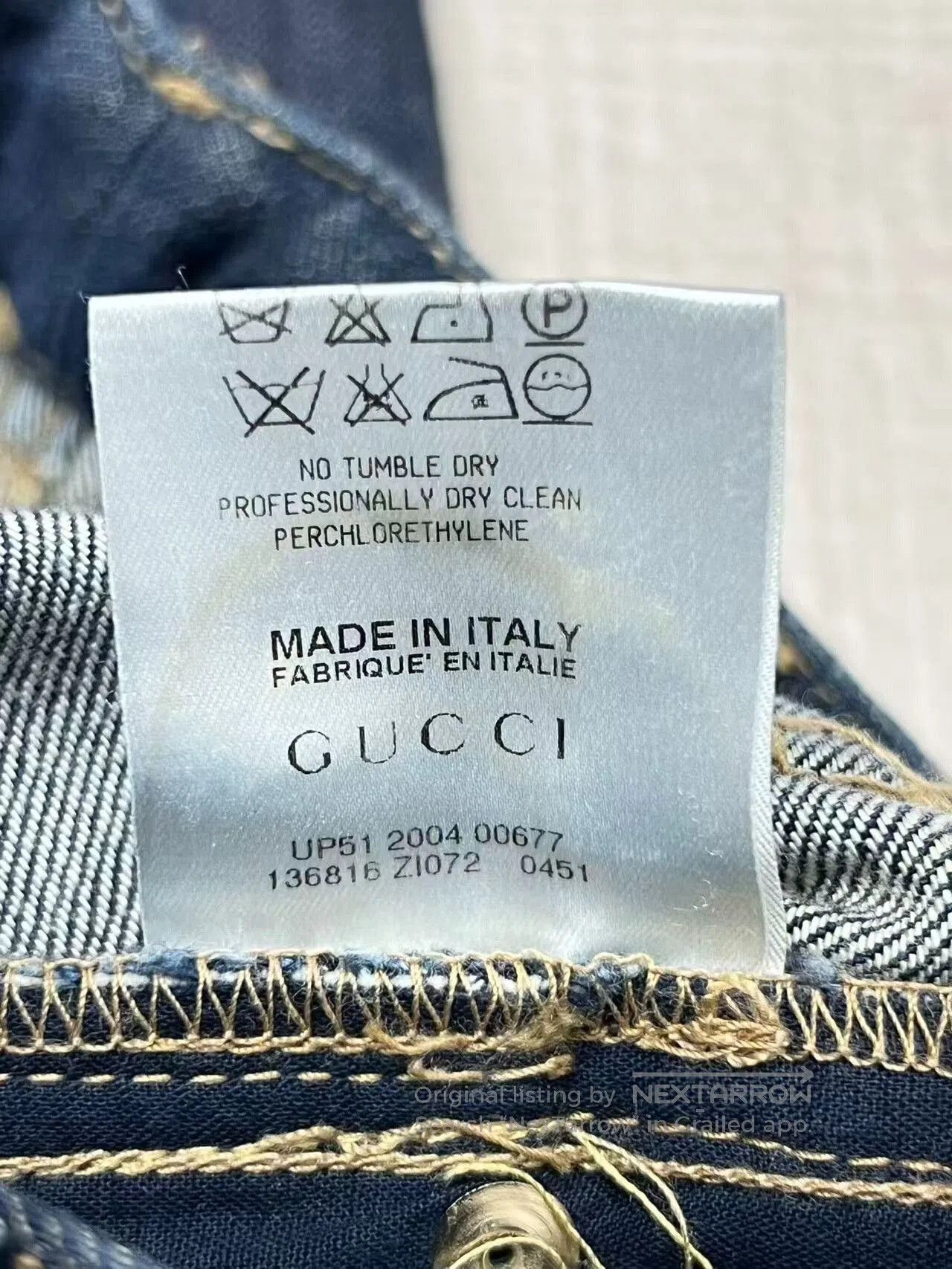 Gucci Gucci Denim Jeans in Size 38. Size 33" - 4 Thumbnail