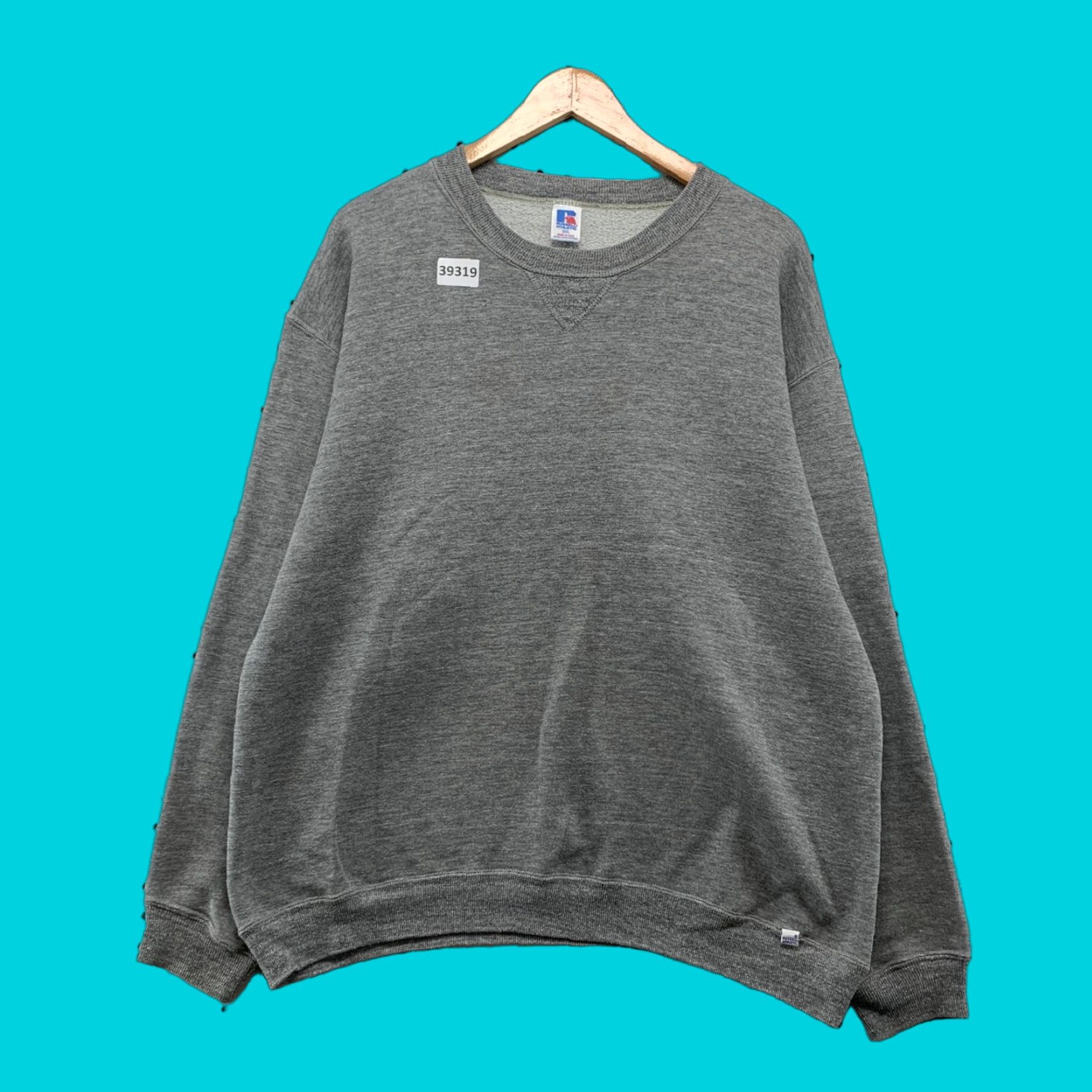 Vintage 80s Russell Athletic Crewneck Sweatshirt Men XL Gray