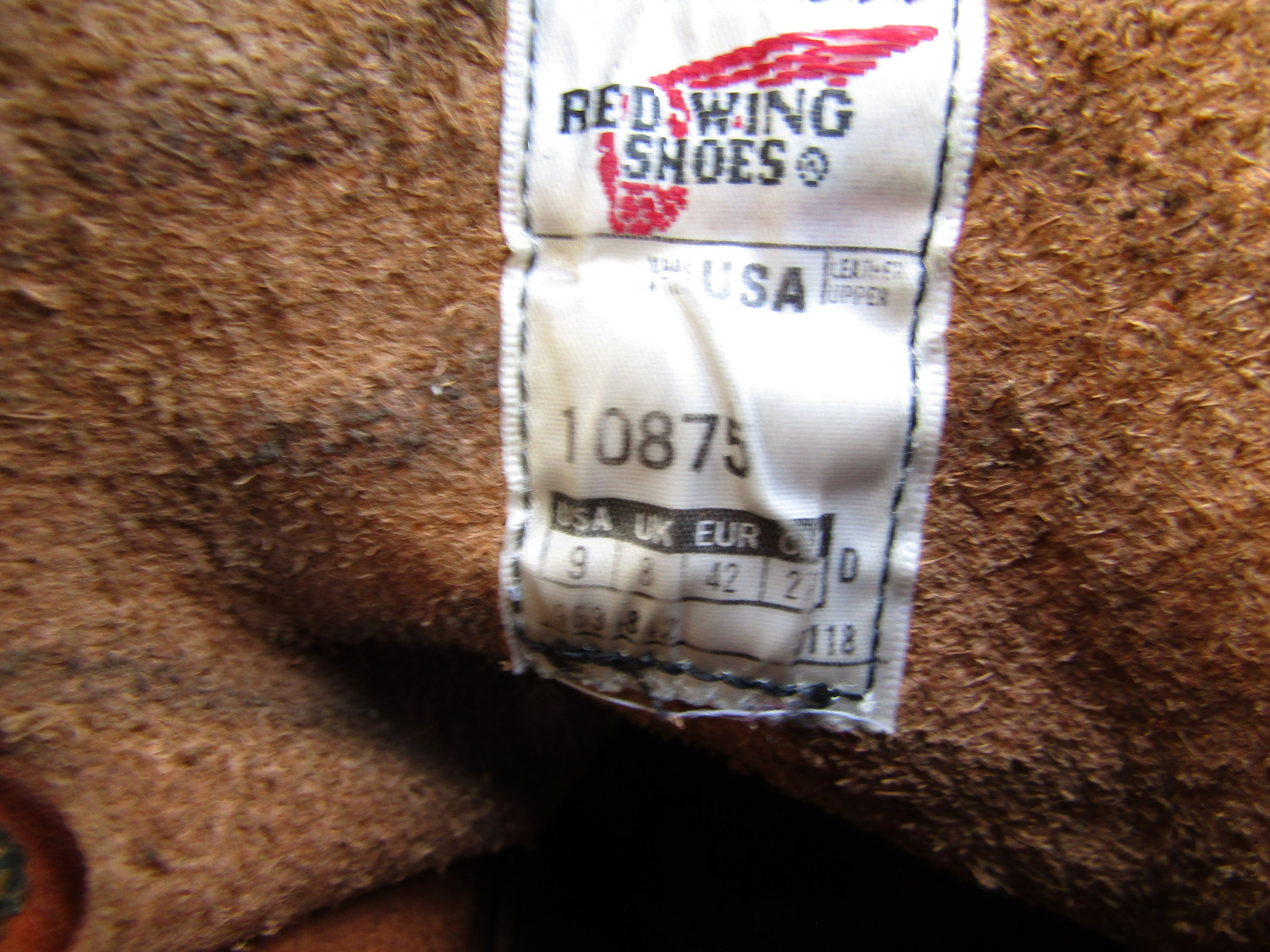 Red Wing 10875 875 Heritage Moc Toe Brown Boots Mens