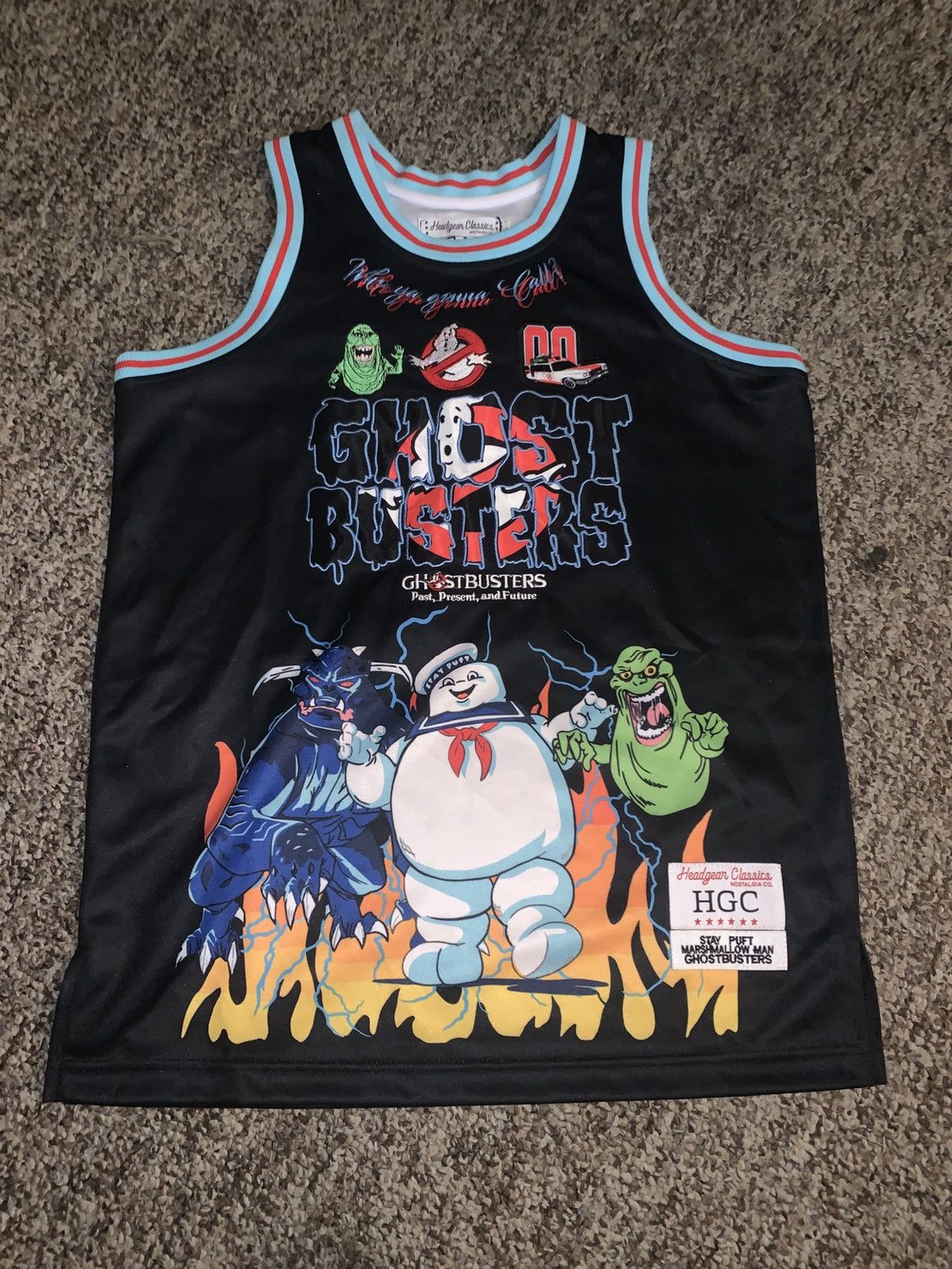 Other GHOSTBUSTERS STAY PUFT BASKETBALL JERSEY BLACK SIZE SMALL Size US S / EU 44-46 / 1 - 1 Thumbnail