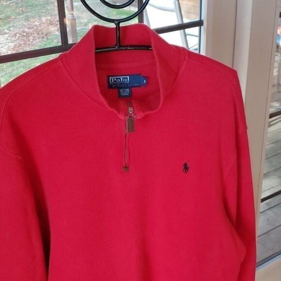 Polo Ralph Lauren Polo by Ralph Lauren Embroidered 1/4 Zip Long Sleeve Sz XL R Size US XL / EU 56 / 4 - 2 Thumbnail