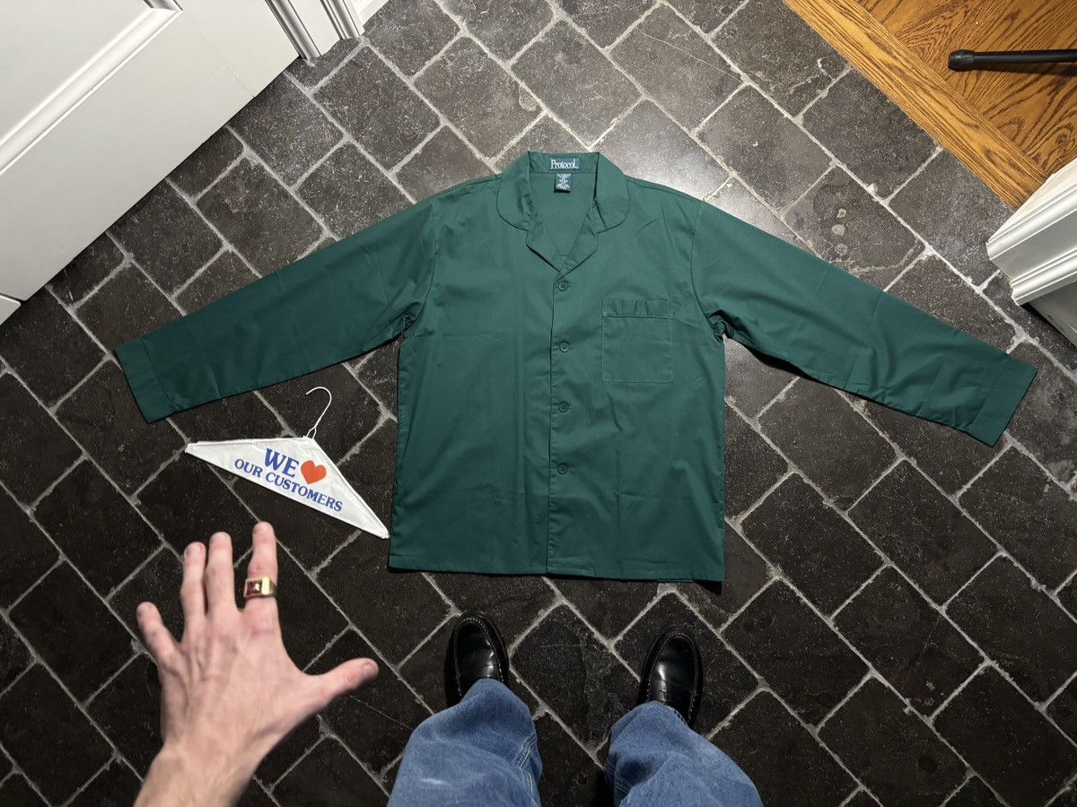 Vintage 1990s Vintage Pajamas Set Dark Green Matching 2 Piece Suit Size US 34 / EU 50 - 15 Thumbnail