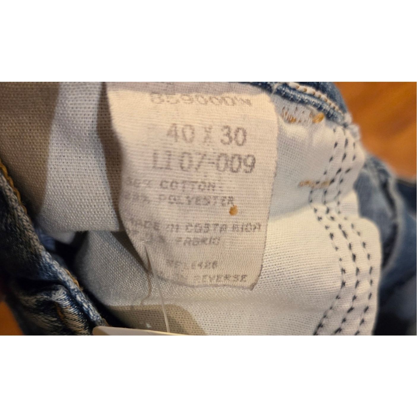 Wrangler Wrangler Acid Wash Blue Denim Jeans - Men's 40x30 Size US 40 / EU 56 - 5 Thumbnail
